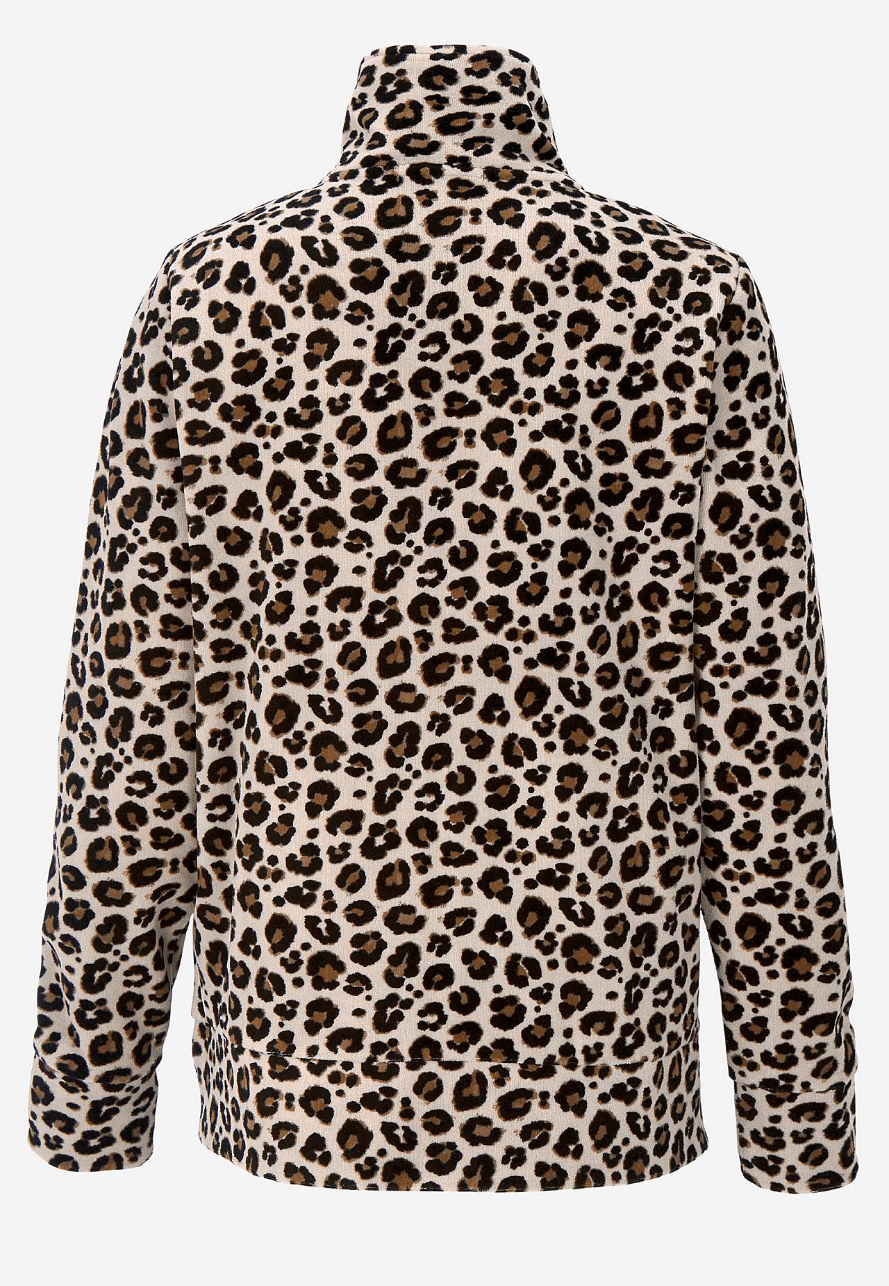 Velourjacka med dragkedja Wilma