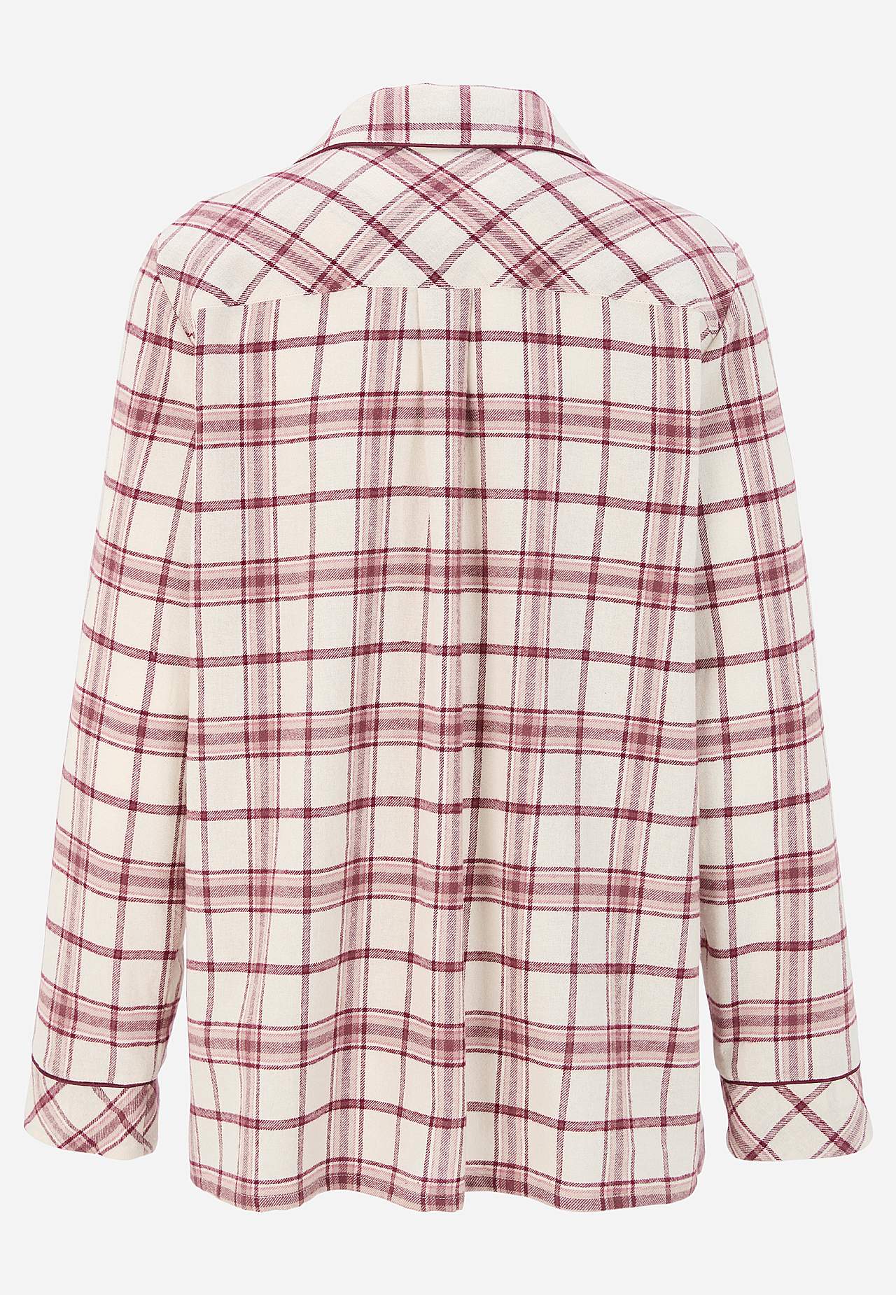 Rutig pyjamas i flanell