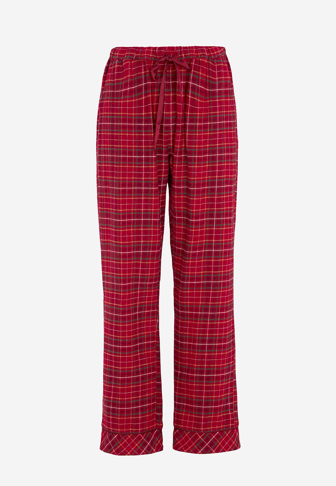Rutig pyjamas i flanell