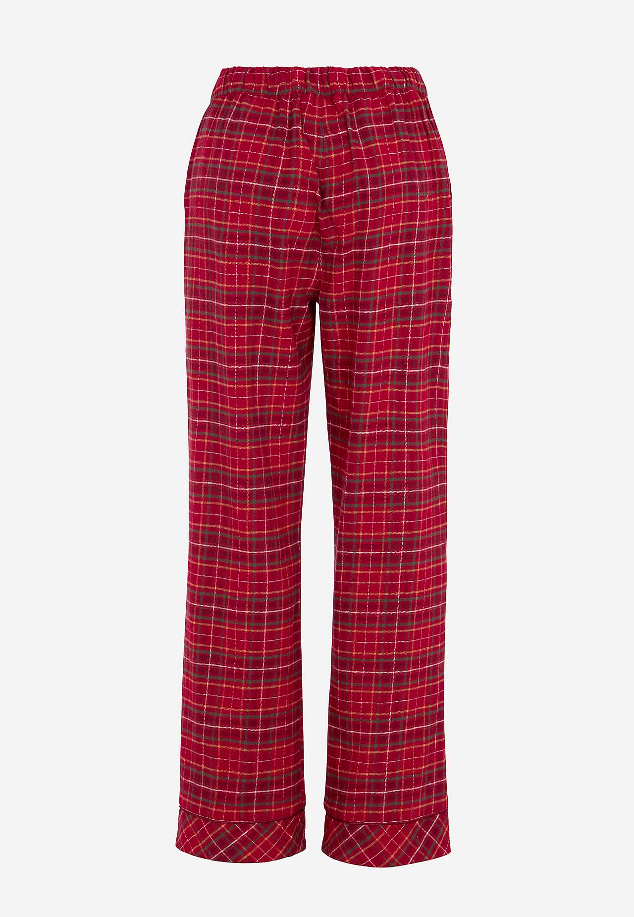 Rutig pyjamas i flanell