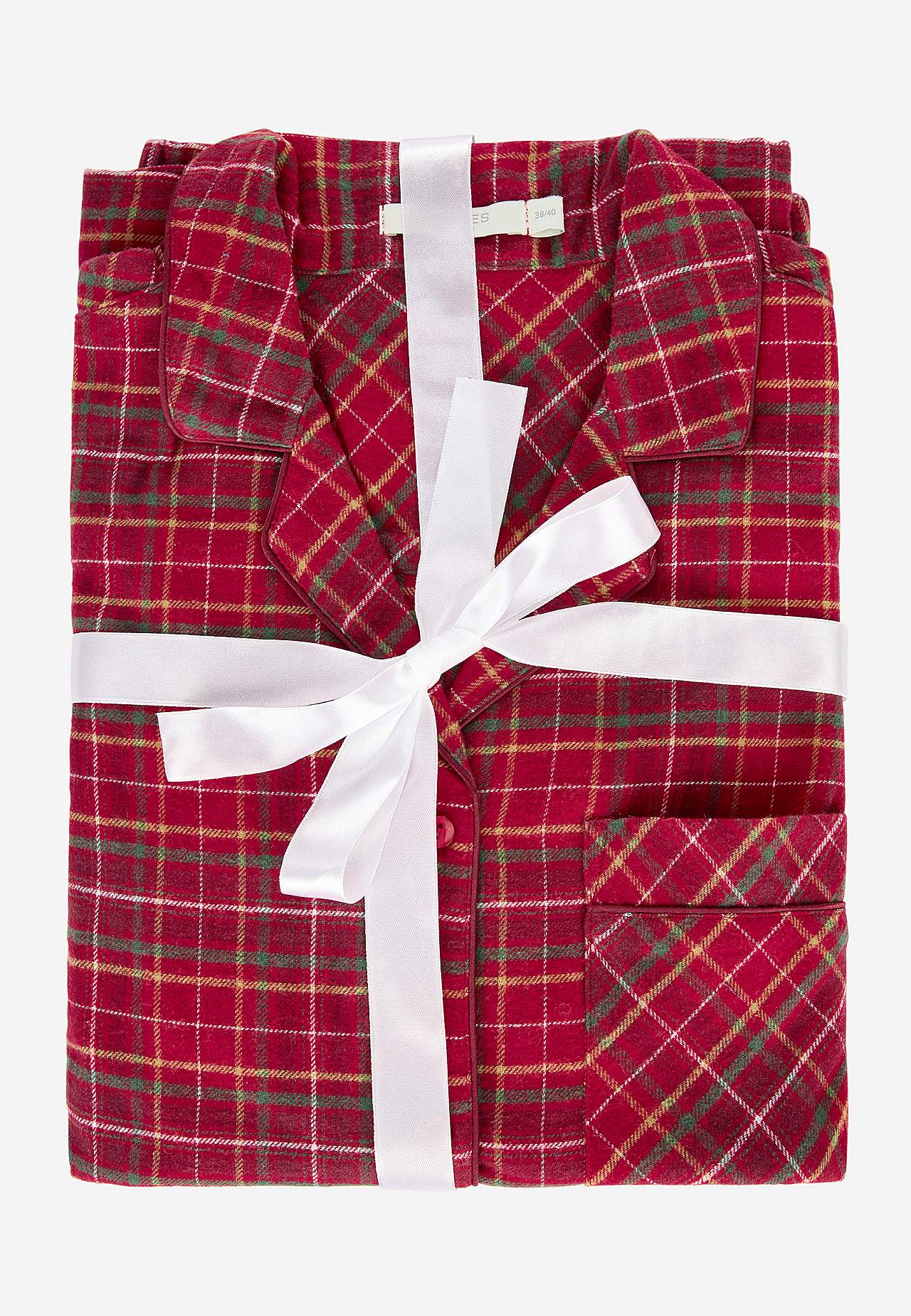 Rutig pyjamas i flanell
