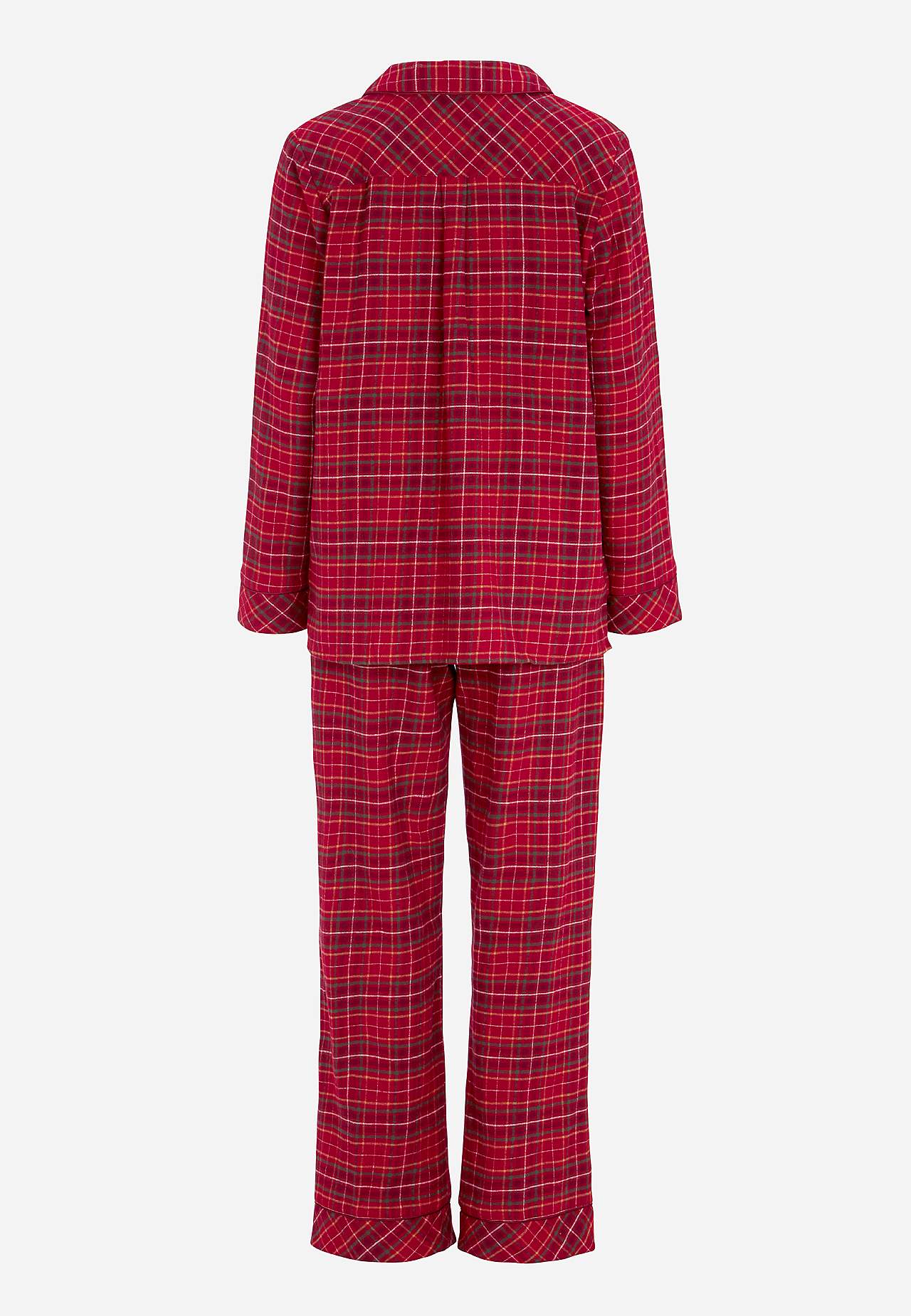 Rutig pyjamas i flanell