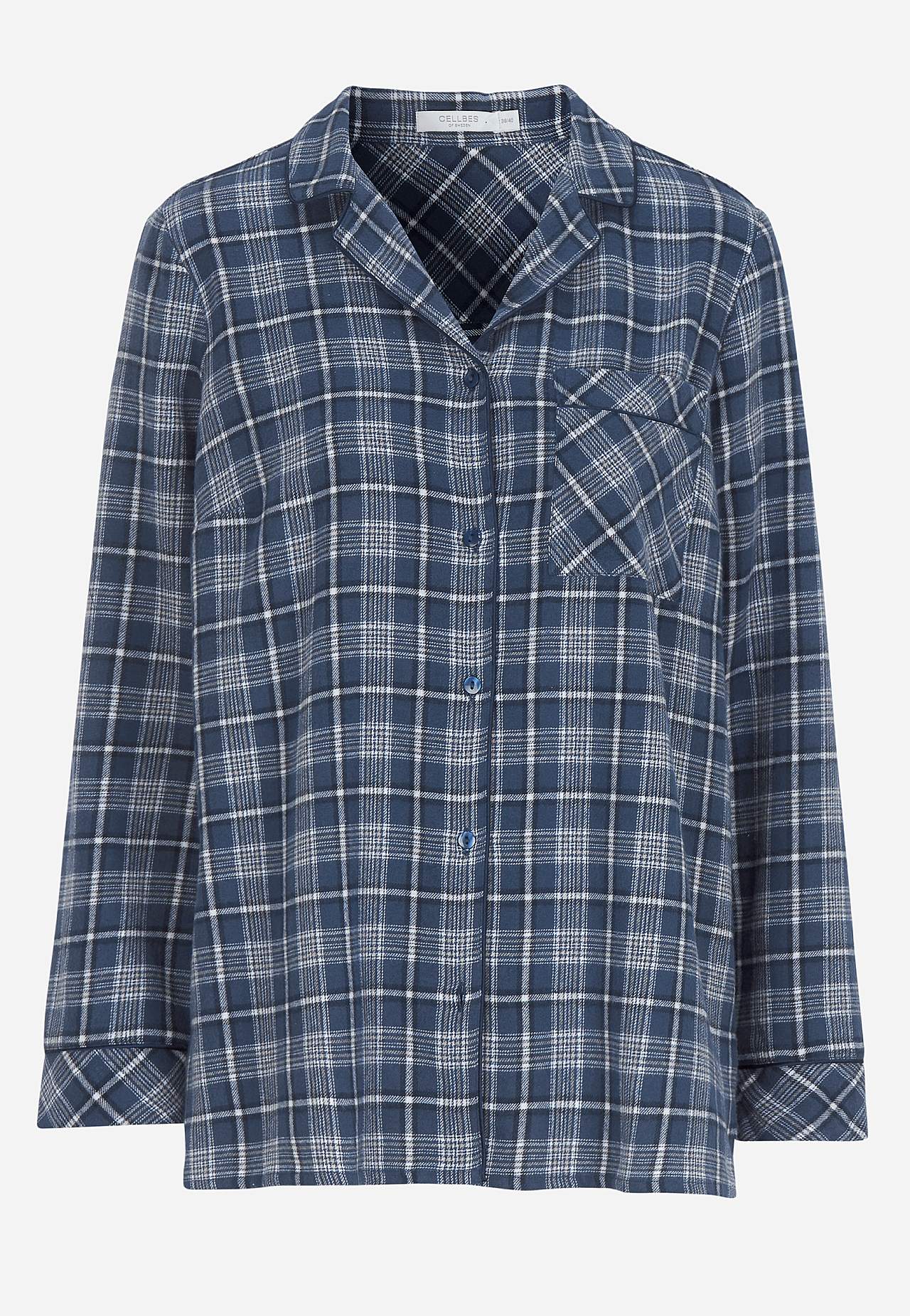 Rutig pyjamas i flanell