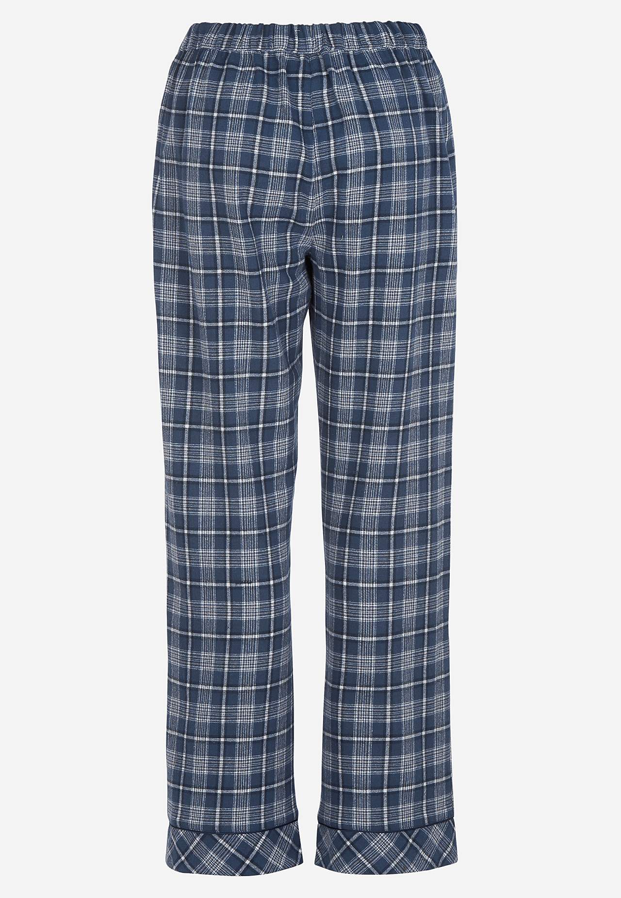 Rutig pyjamas i flanell