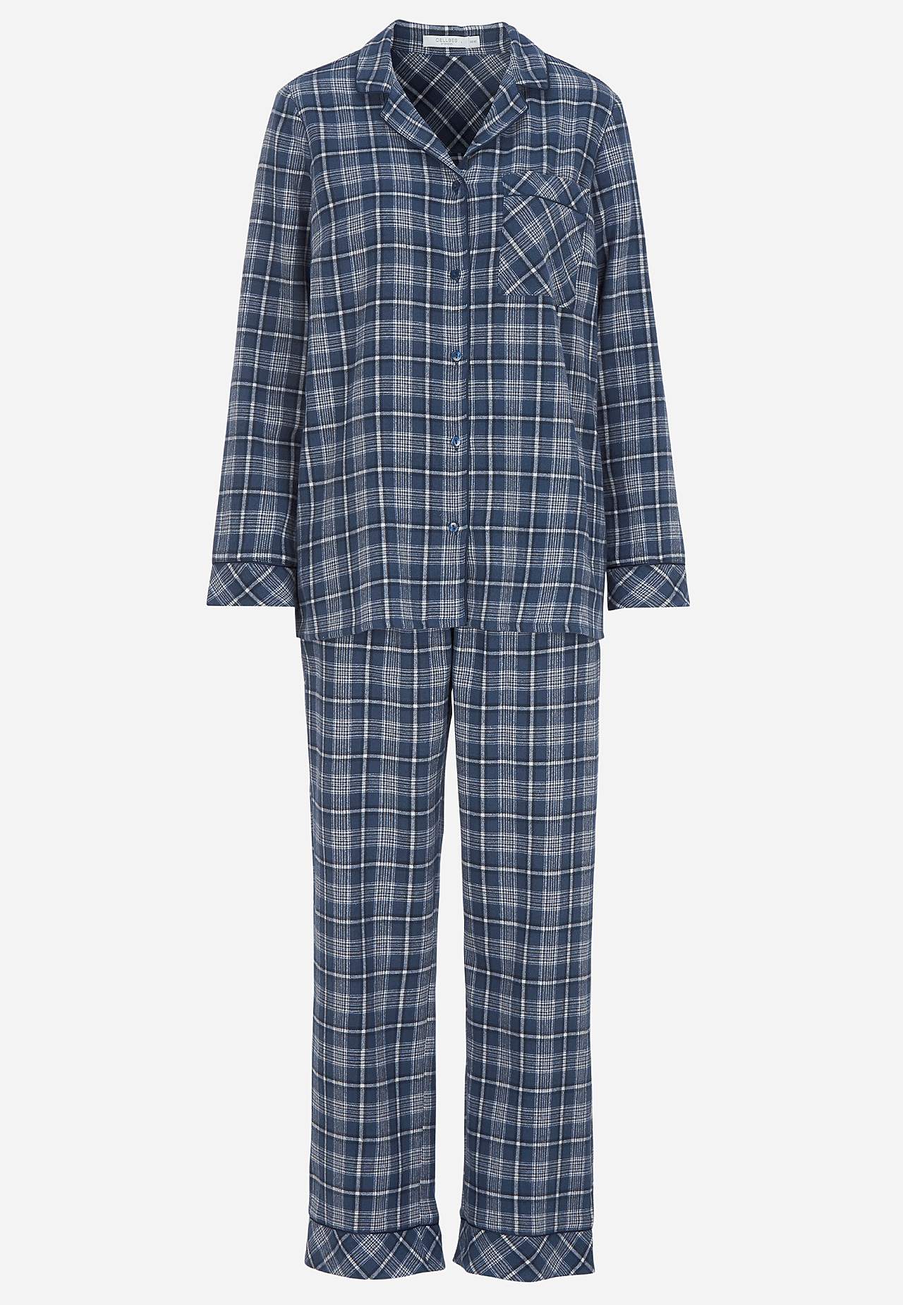 Rutig pyjamas i flanell