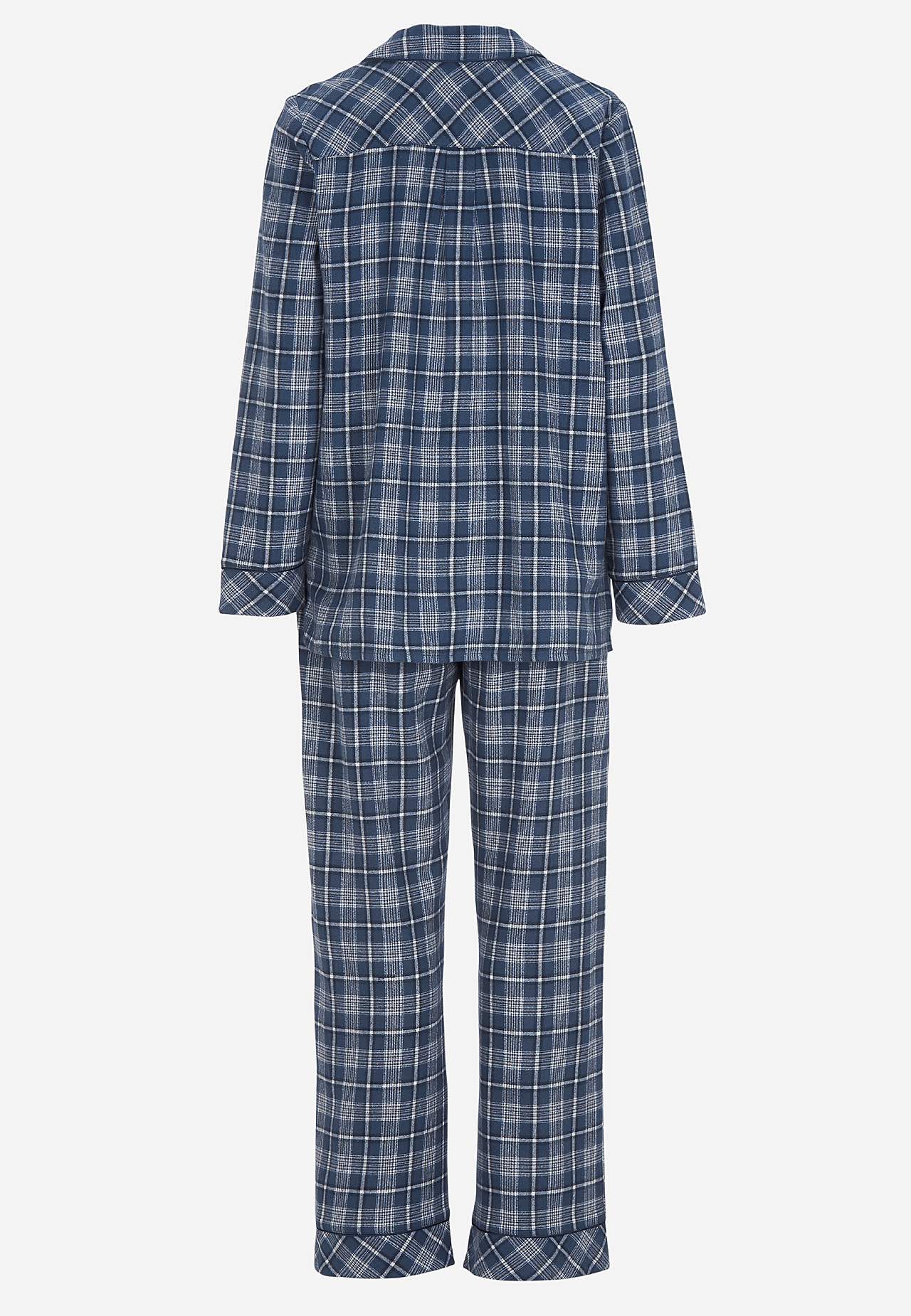 Rutig pyjamas i flanell