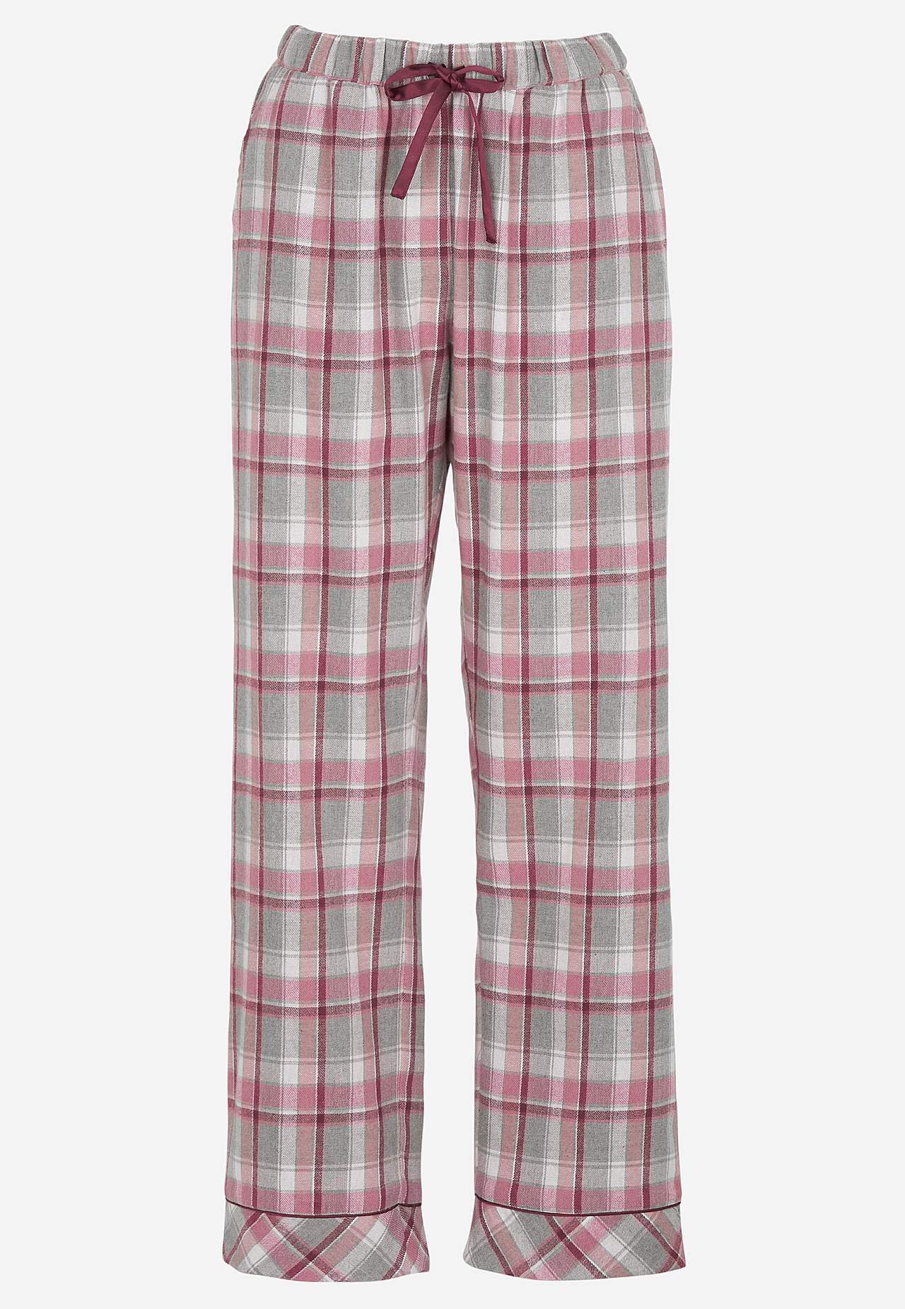 Rutig pyjamas i flanell