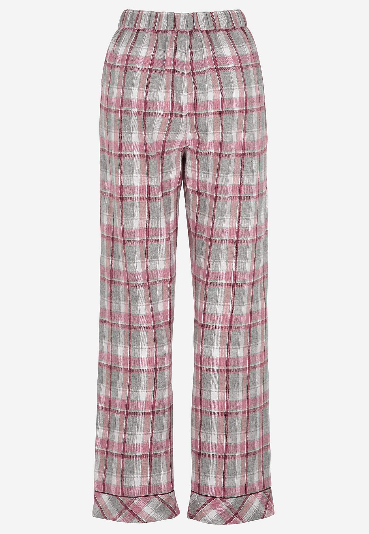 Rutig pyjamas i flanell