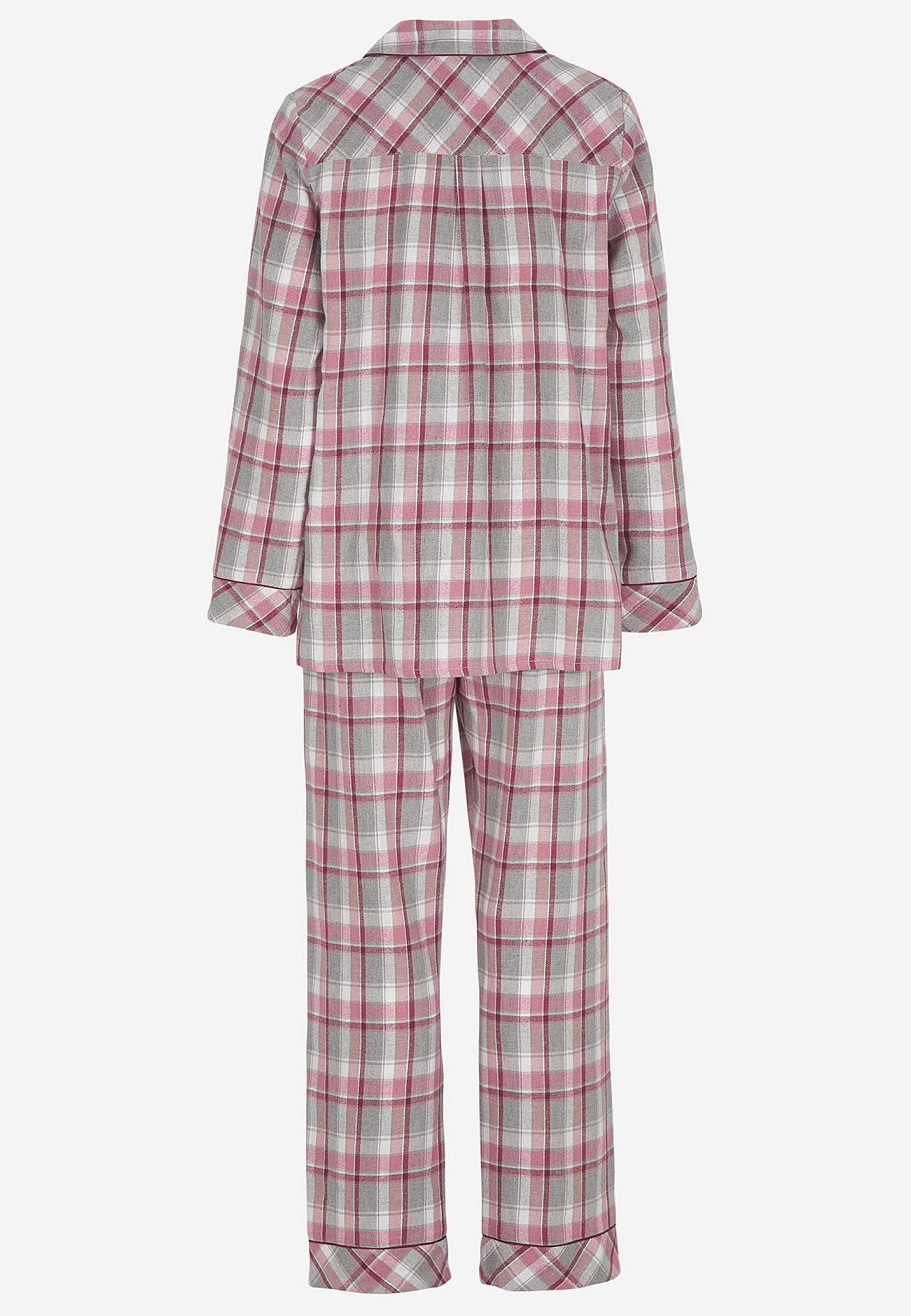 Rutig pyjamas i flanell