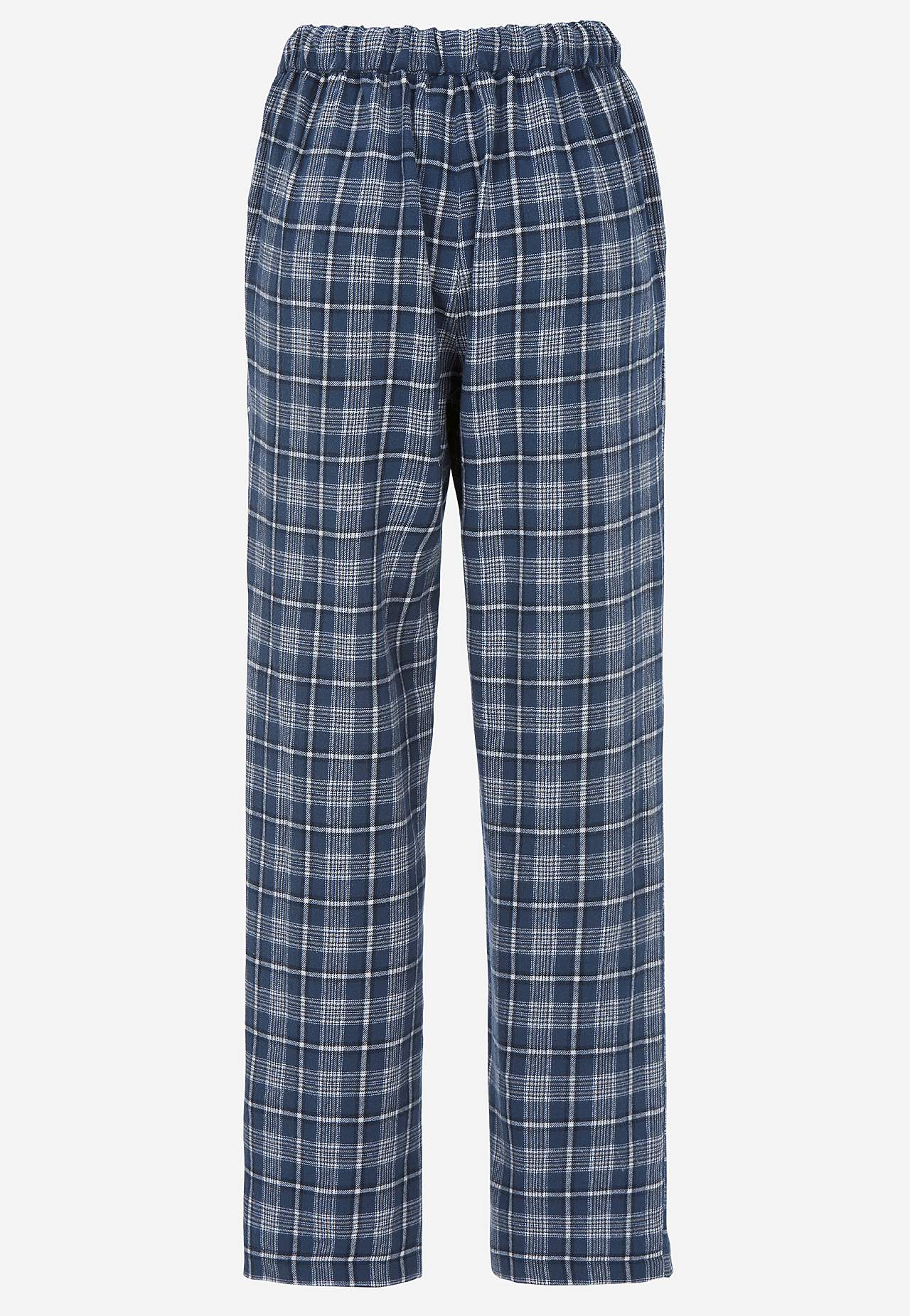 Rutiga pyjamasbyxor i flanell