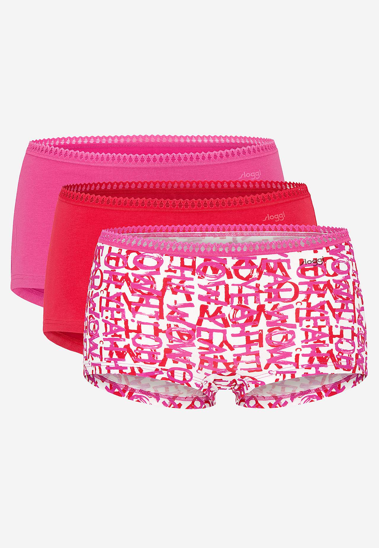 Boxertrosa med spetskant GO Crush 3-pack