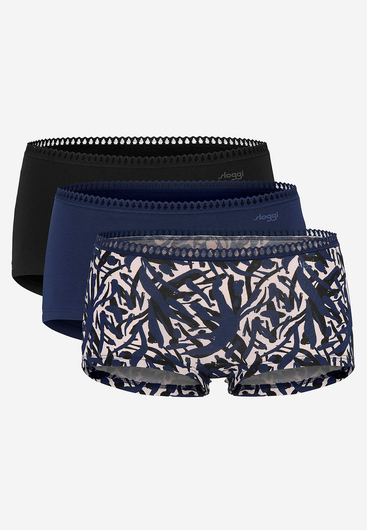 Boxertrosa med spetskant GO Crush 3-pack