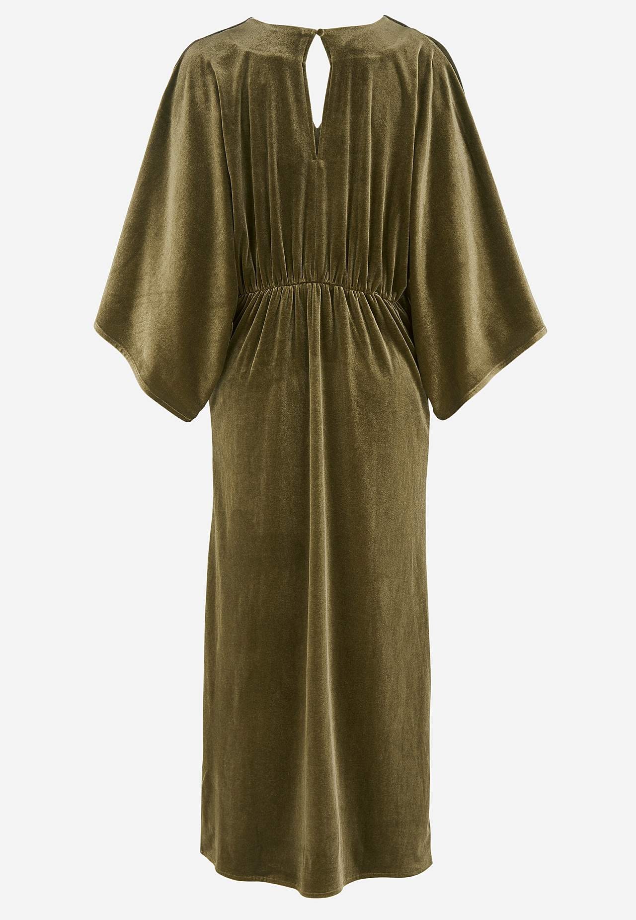 Elegant kaftanklänning i velour