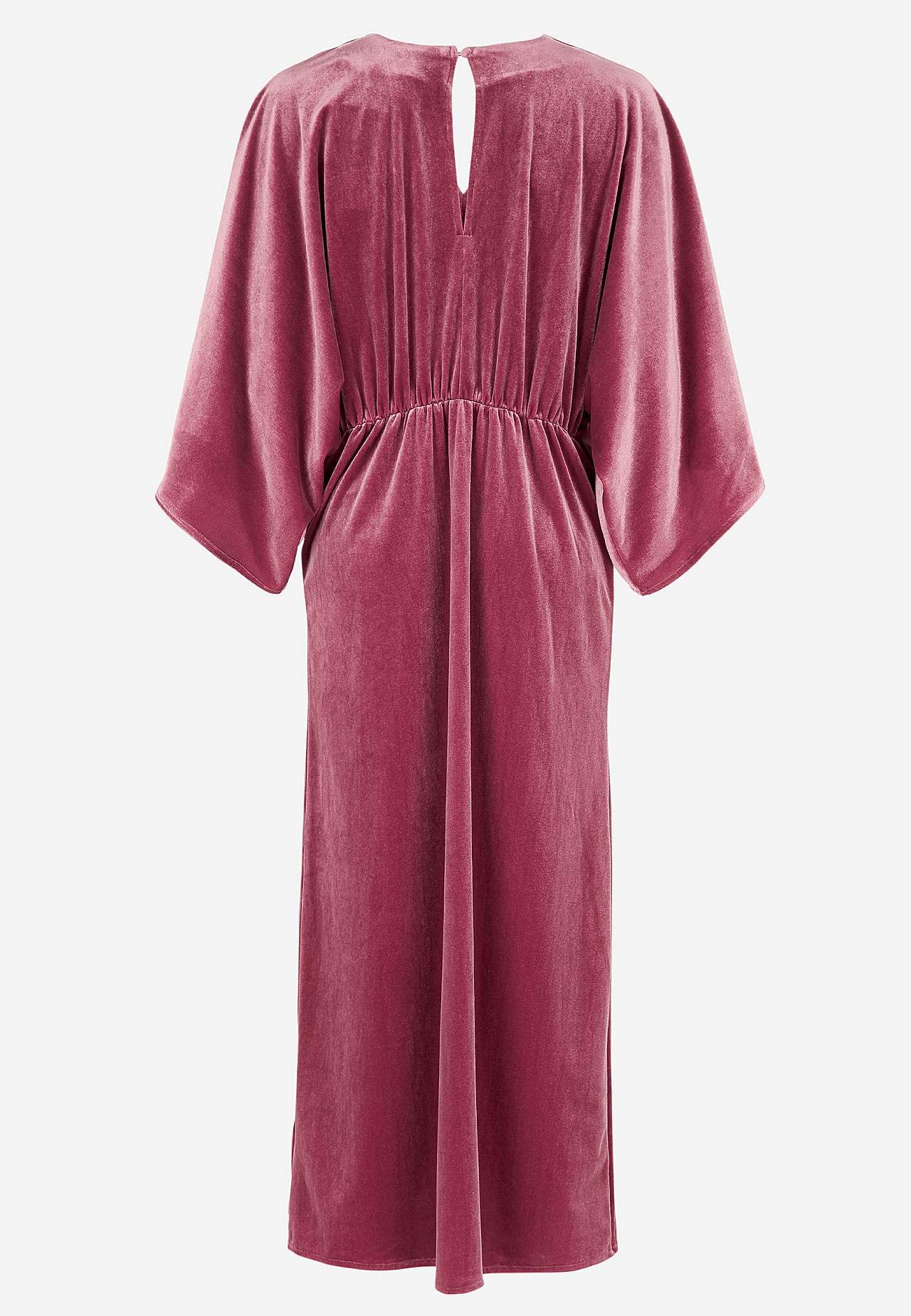 Elegant kaftanklänning i velour