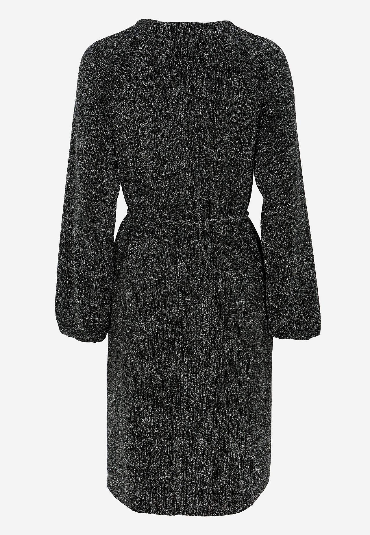 Festklänning med glittertrådar