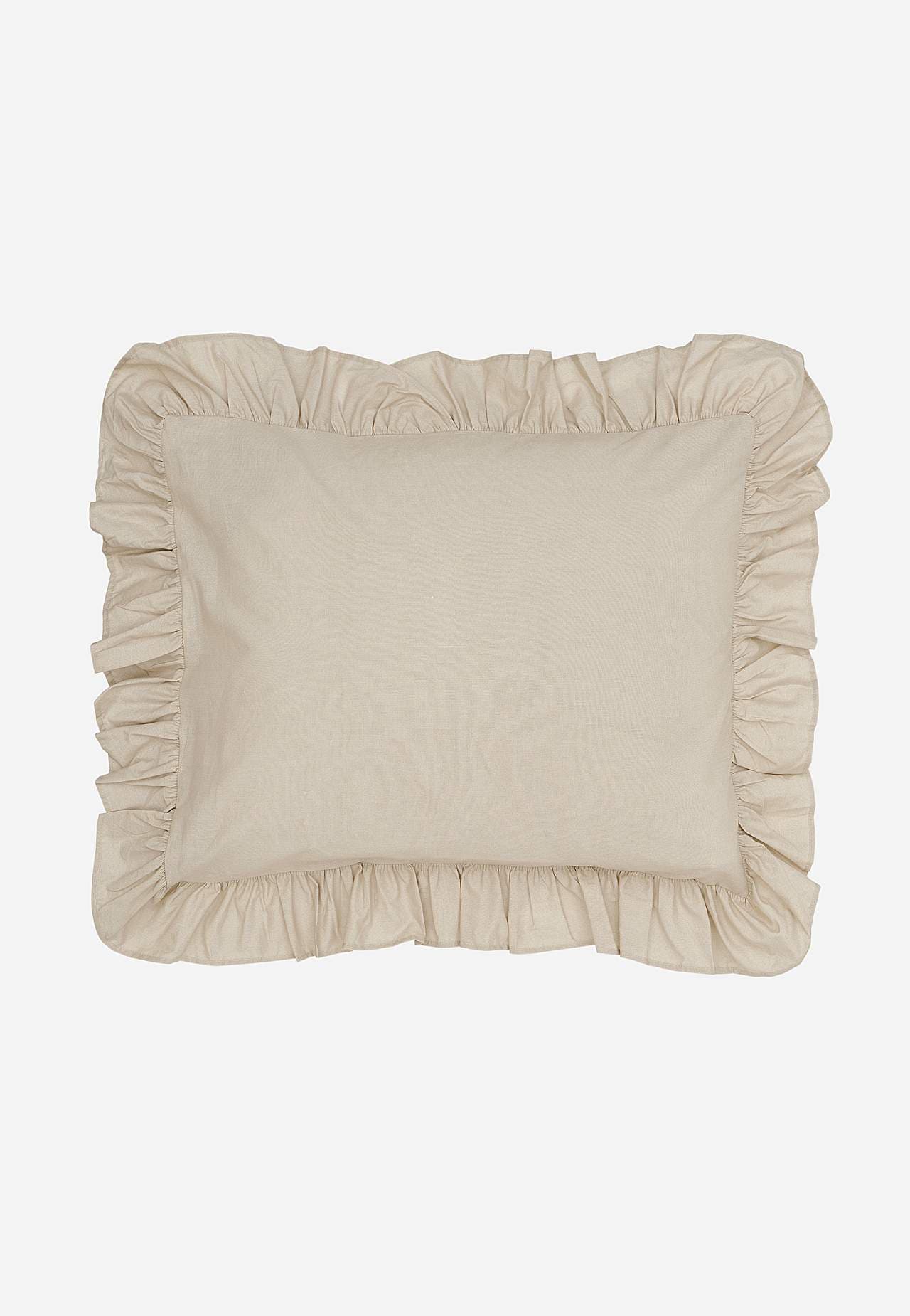 Örngott med volang 50x60 cm Ekologisk bomull 2-pack