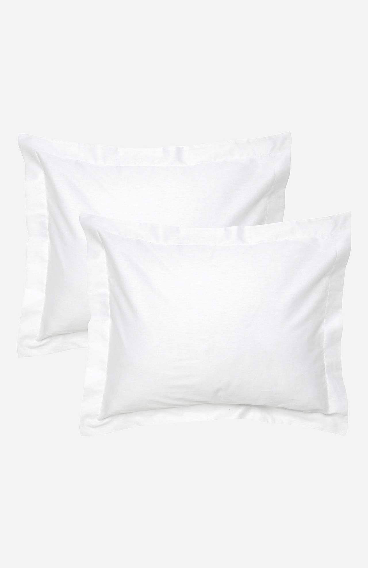 Örngott i satin med vinge 50x60 cm Ekologisk bomull 2-pack