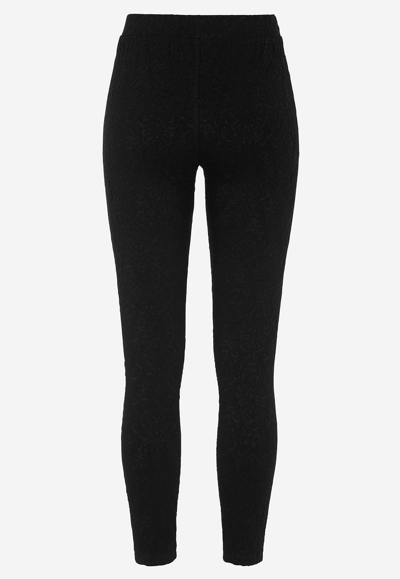 Leggings med strukturmönster