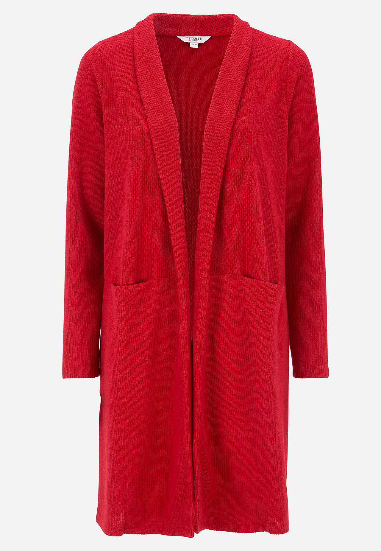 Supermjuk cardigan med fickor