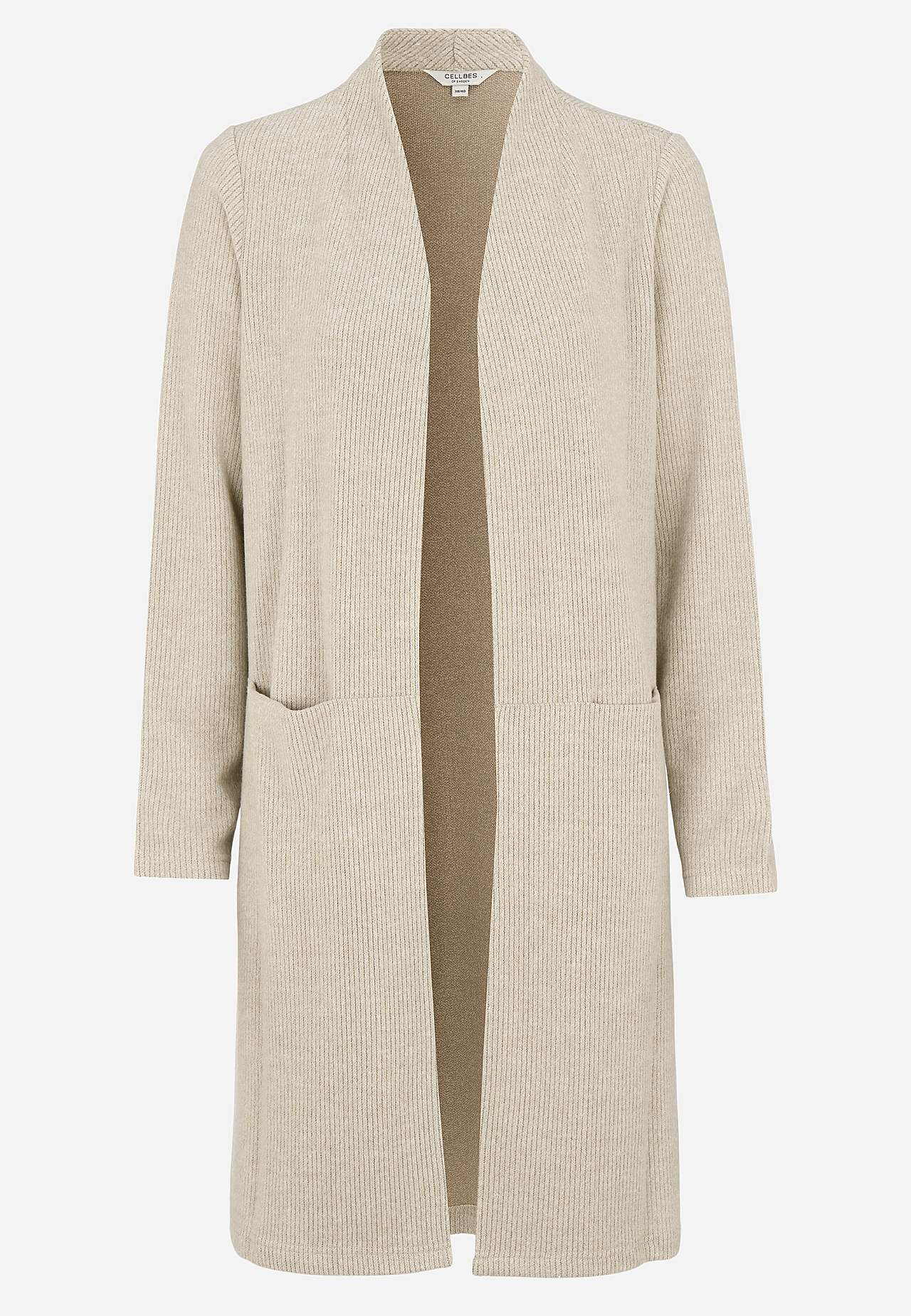 Supermjuk cardigan med fickor