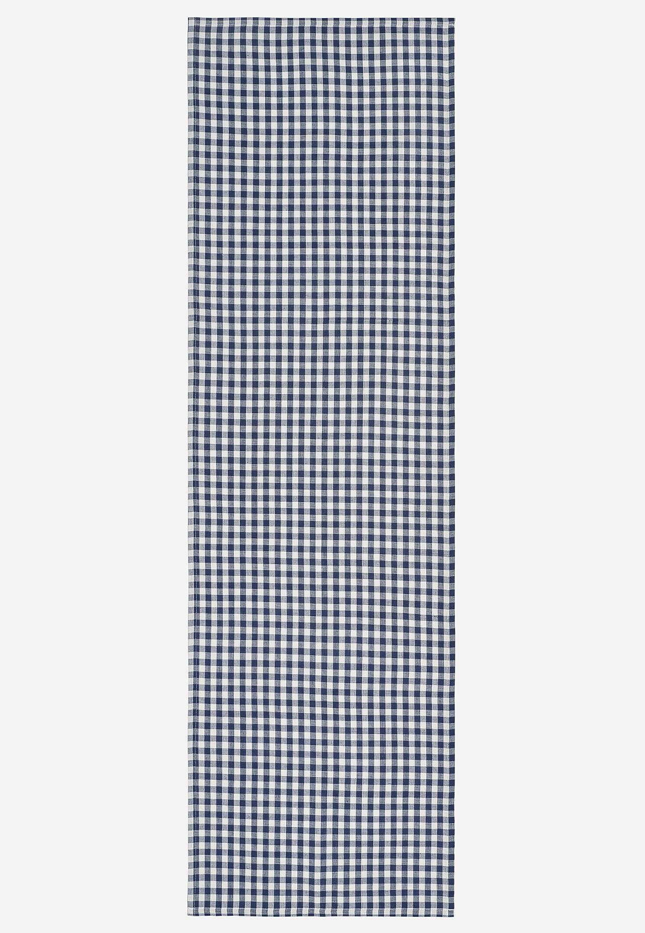 Vävd, rutig löpare