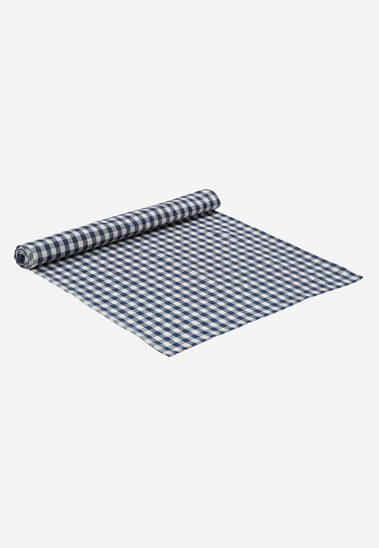 Vävd, rutig löpare