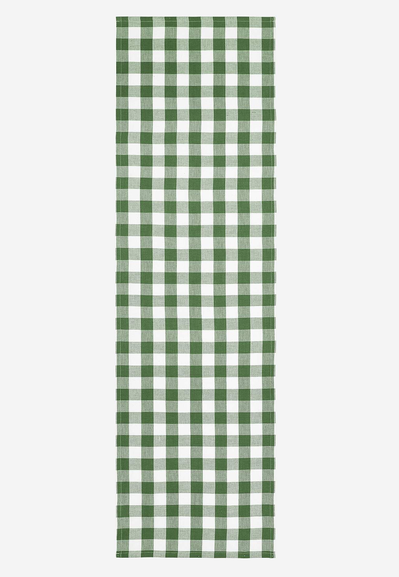 Vävd, rutig löpare