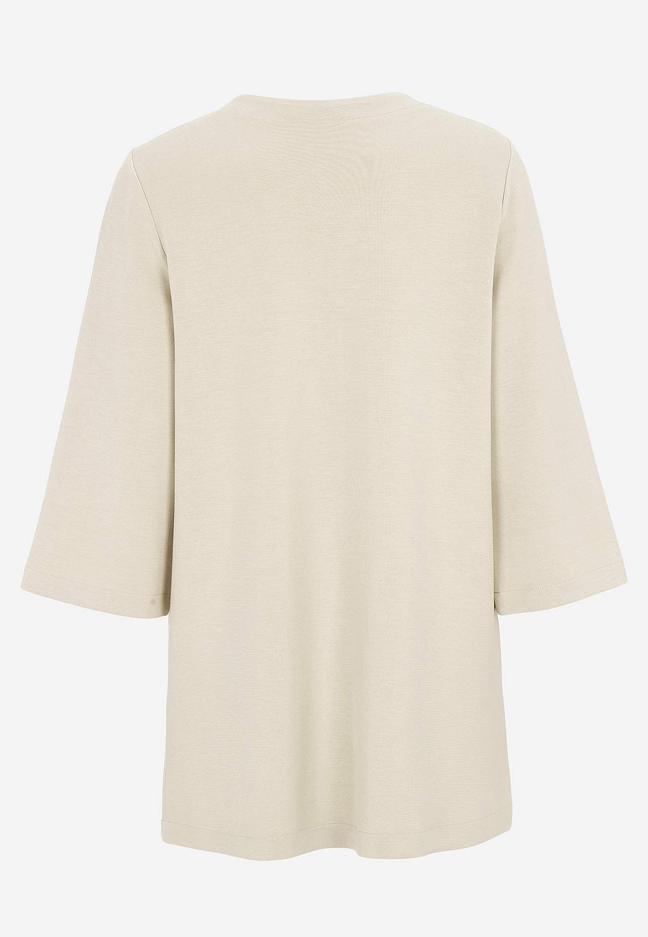 Supermjuk trikåtunika med fickor