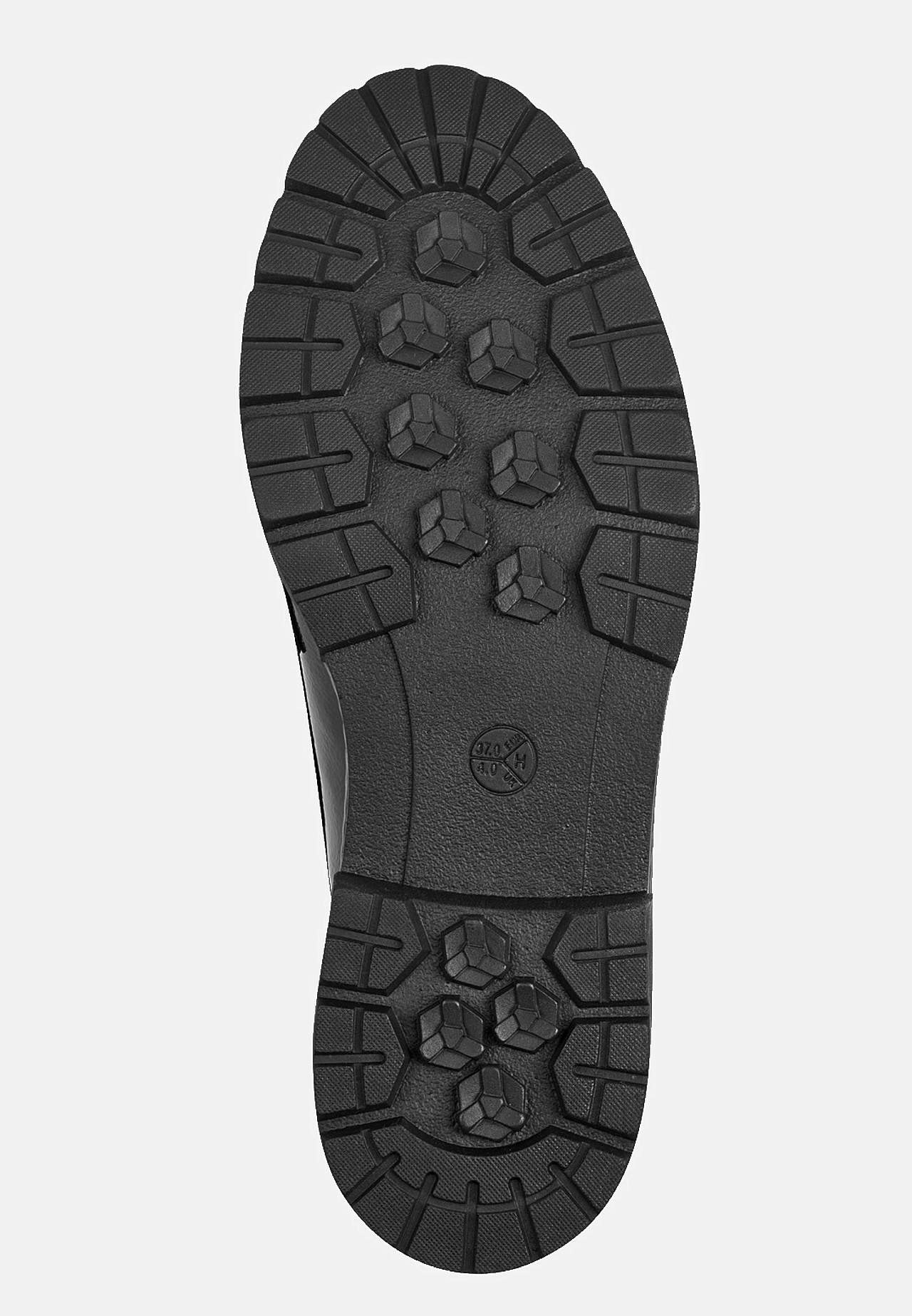 Loafer med svart spänne