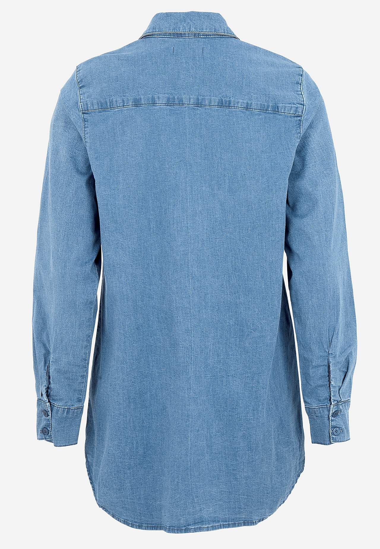 Stretchig tunika i denim