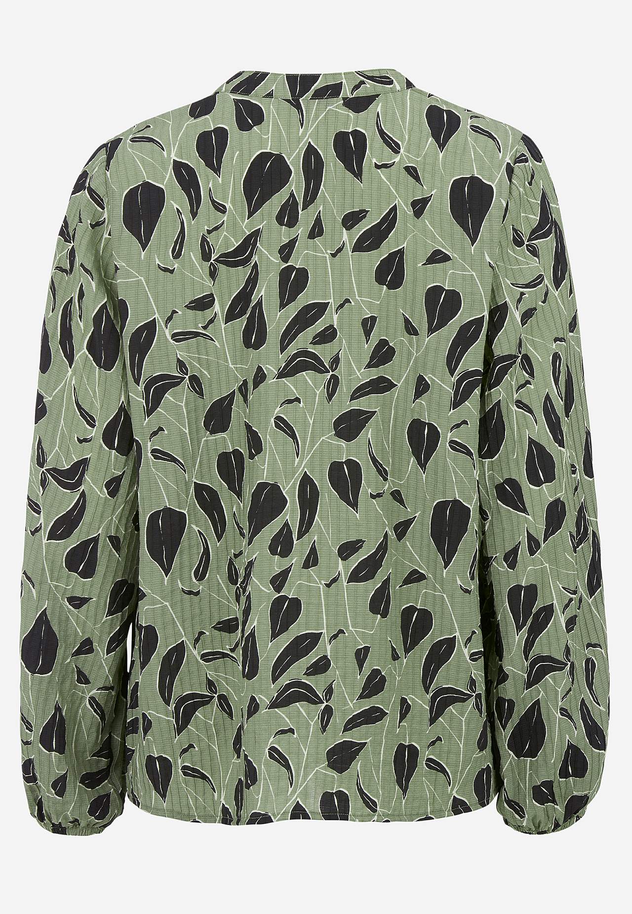 Vävd blus med struktur