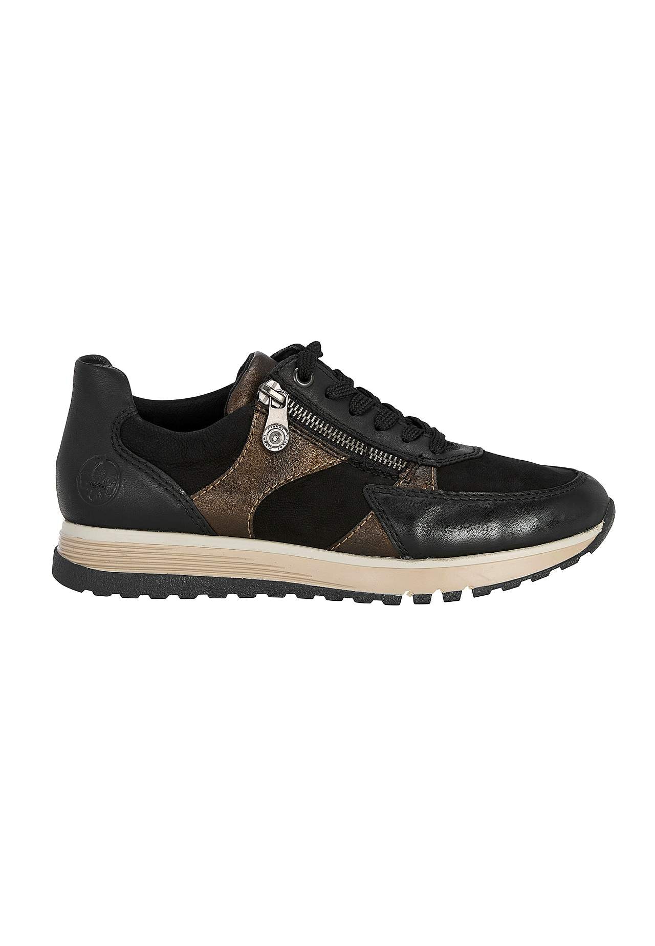 Bekväm sneaker i skinn