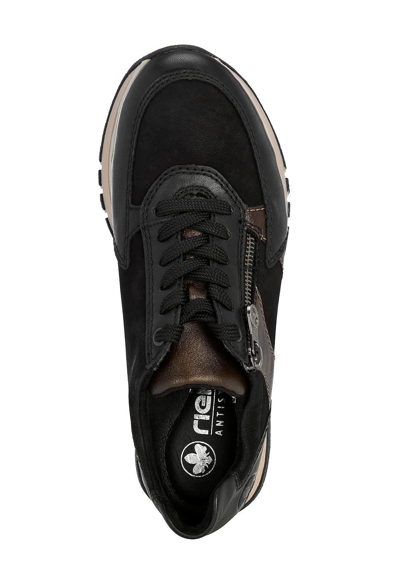 Bekväm sneaker i skinn