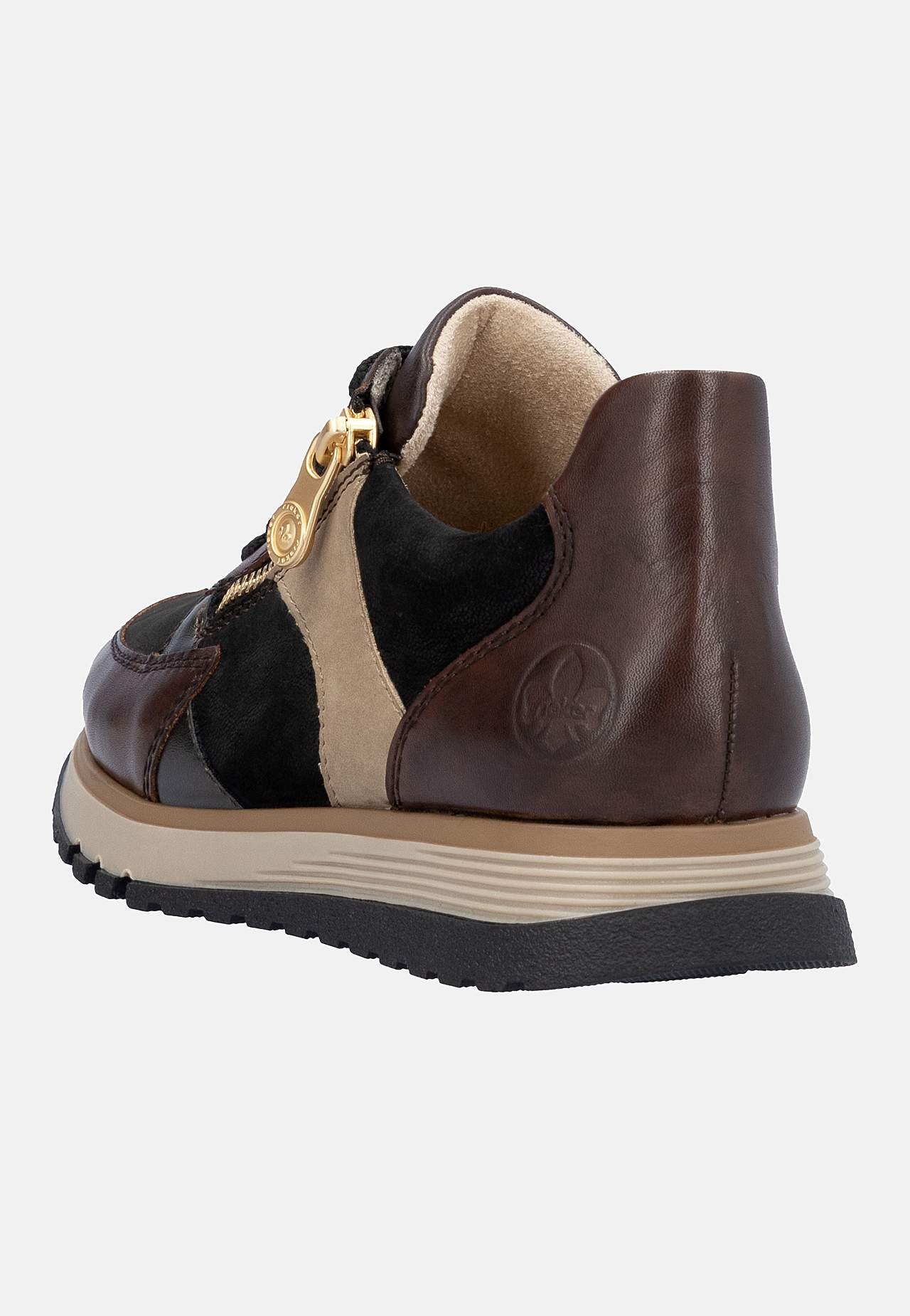 Bekväm sneaker i skinn