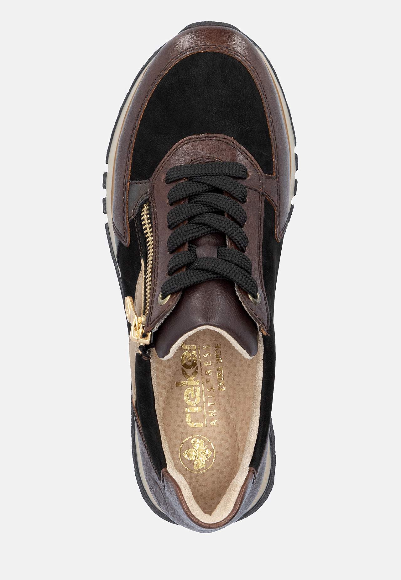 Bekväm sneaker i skinn