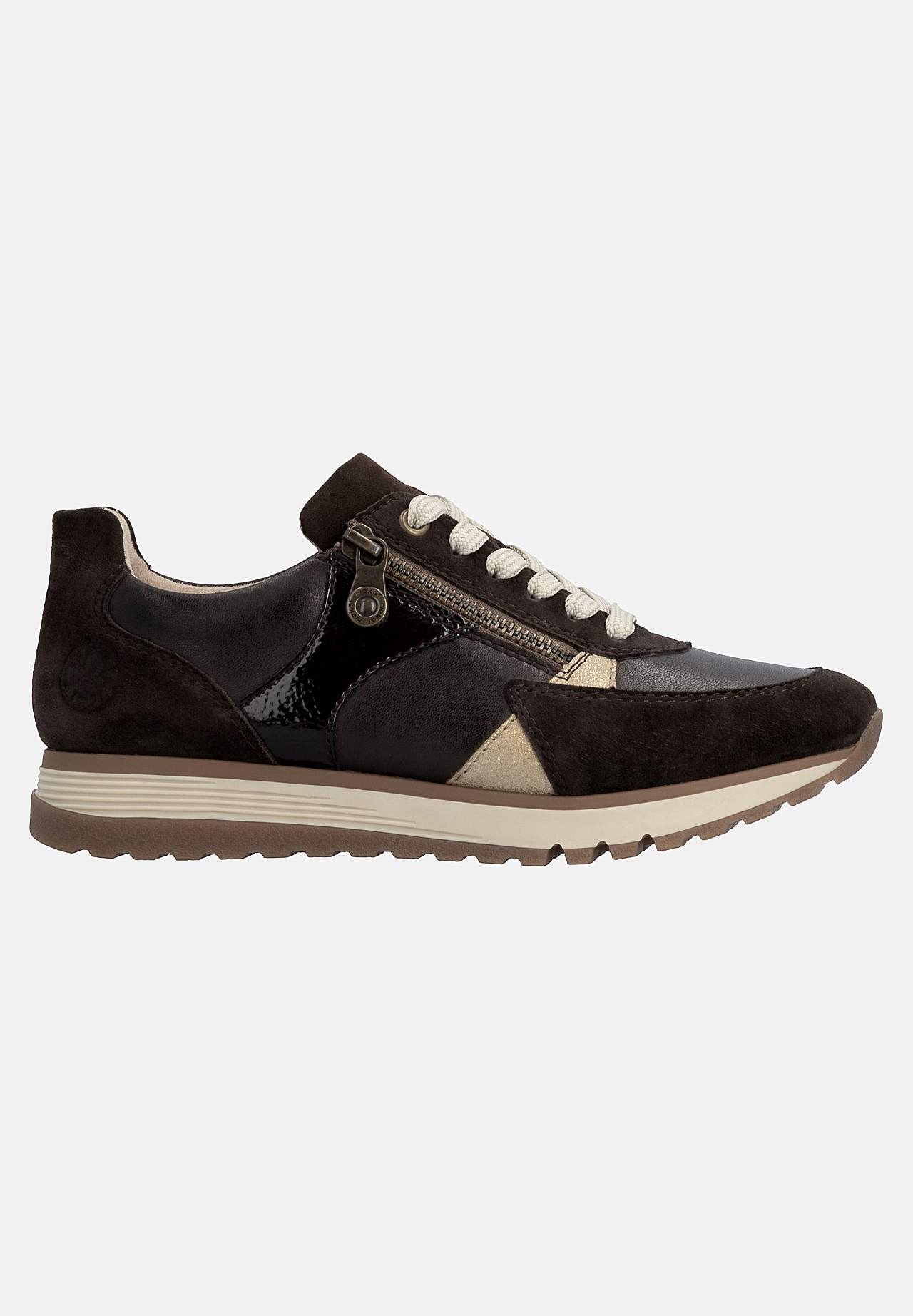 Bekväm sneaker i skinn