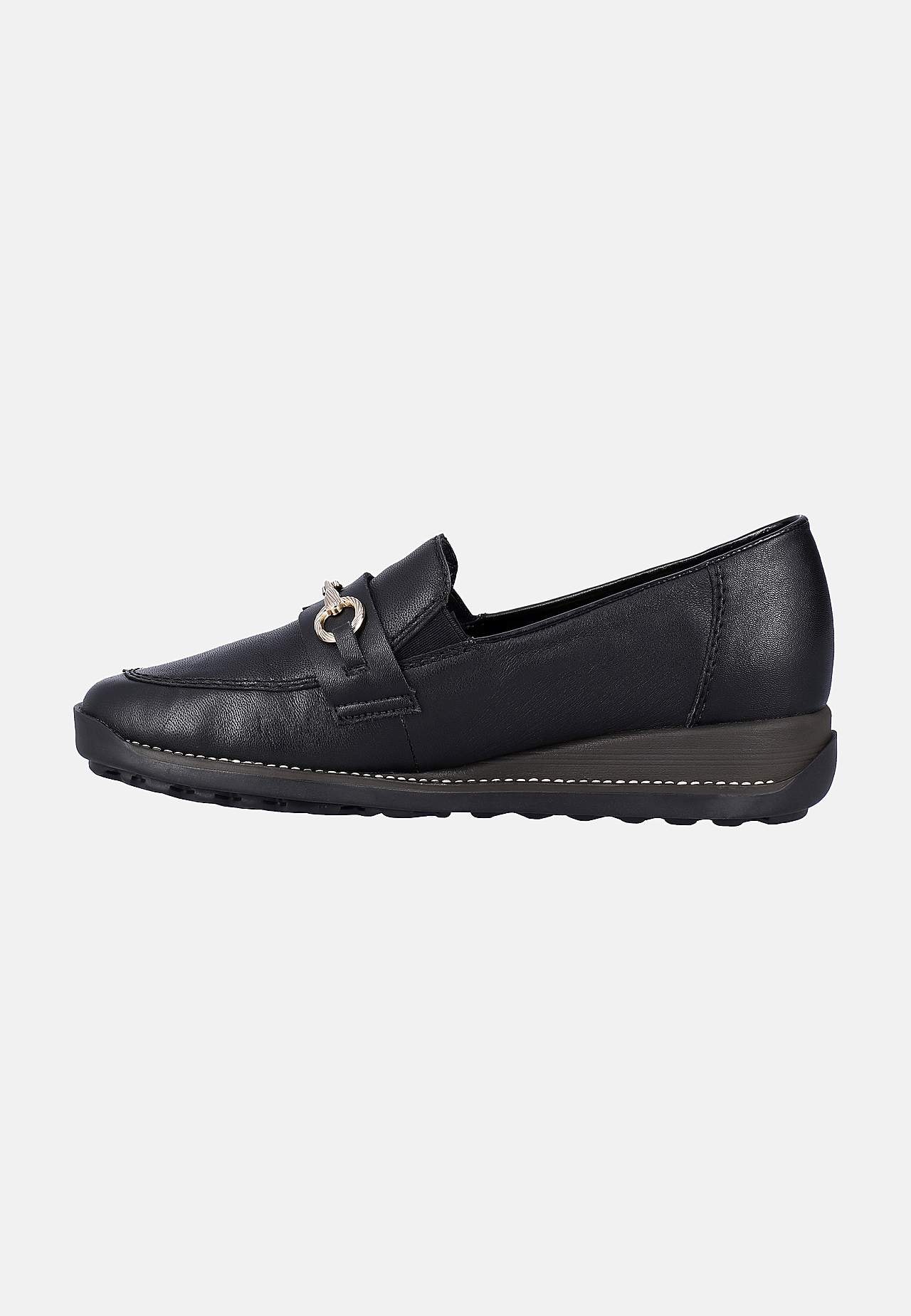 Vattenavvisande skinnloafer