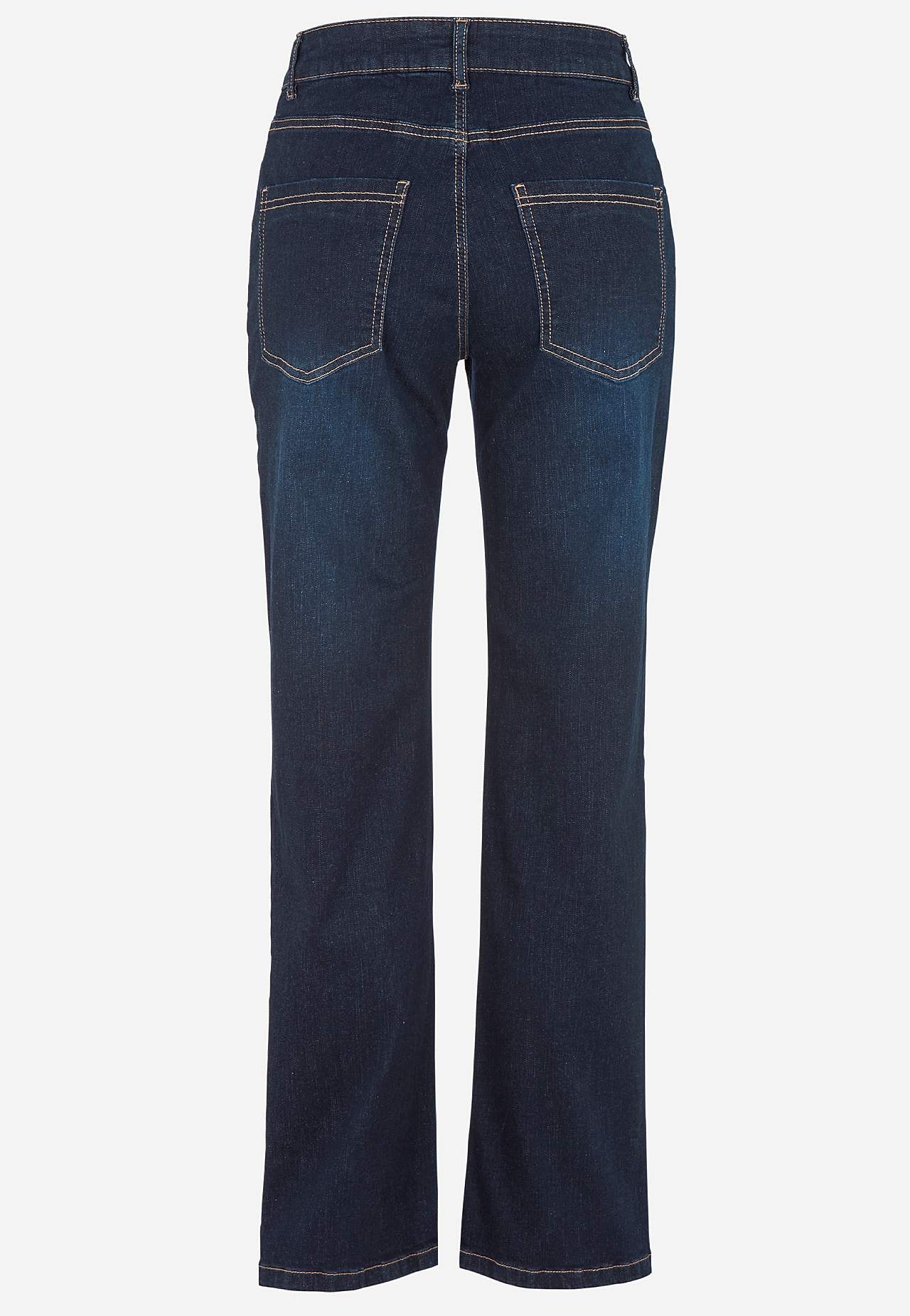 Bekväma stretchjeans med rakt ben