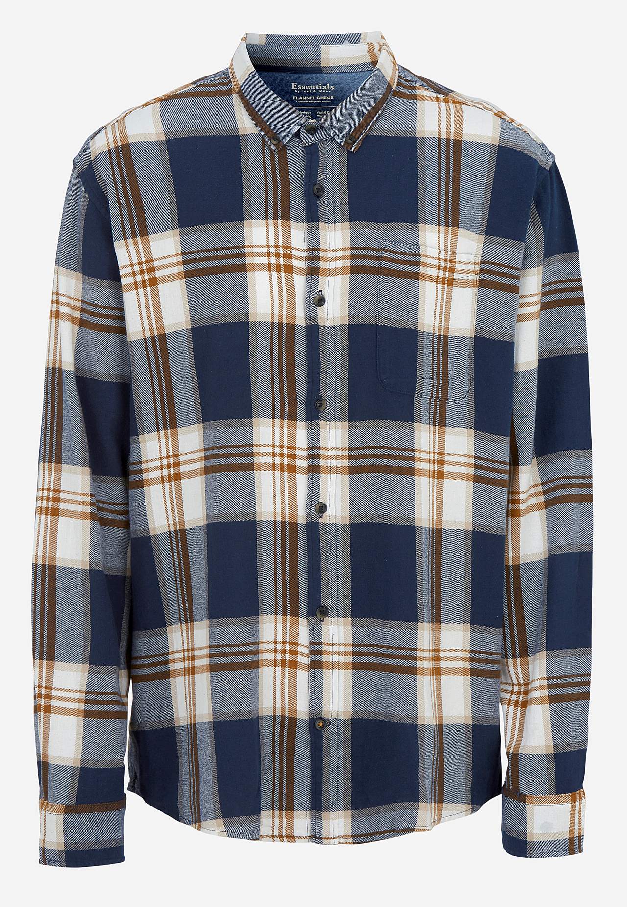 Rutig flanellskjorta