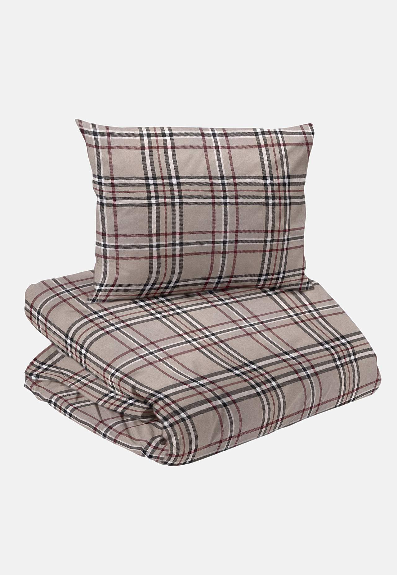 Rutigt flanellpåslakan 150x210 cm
