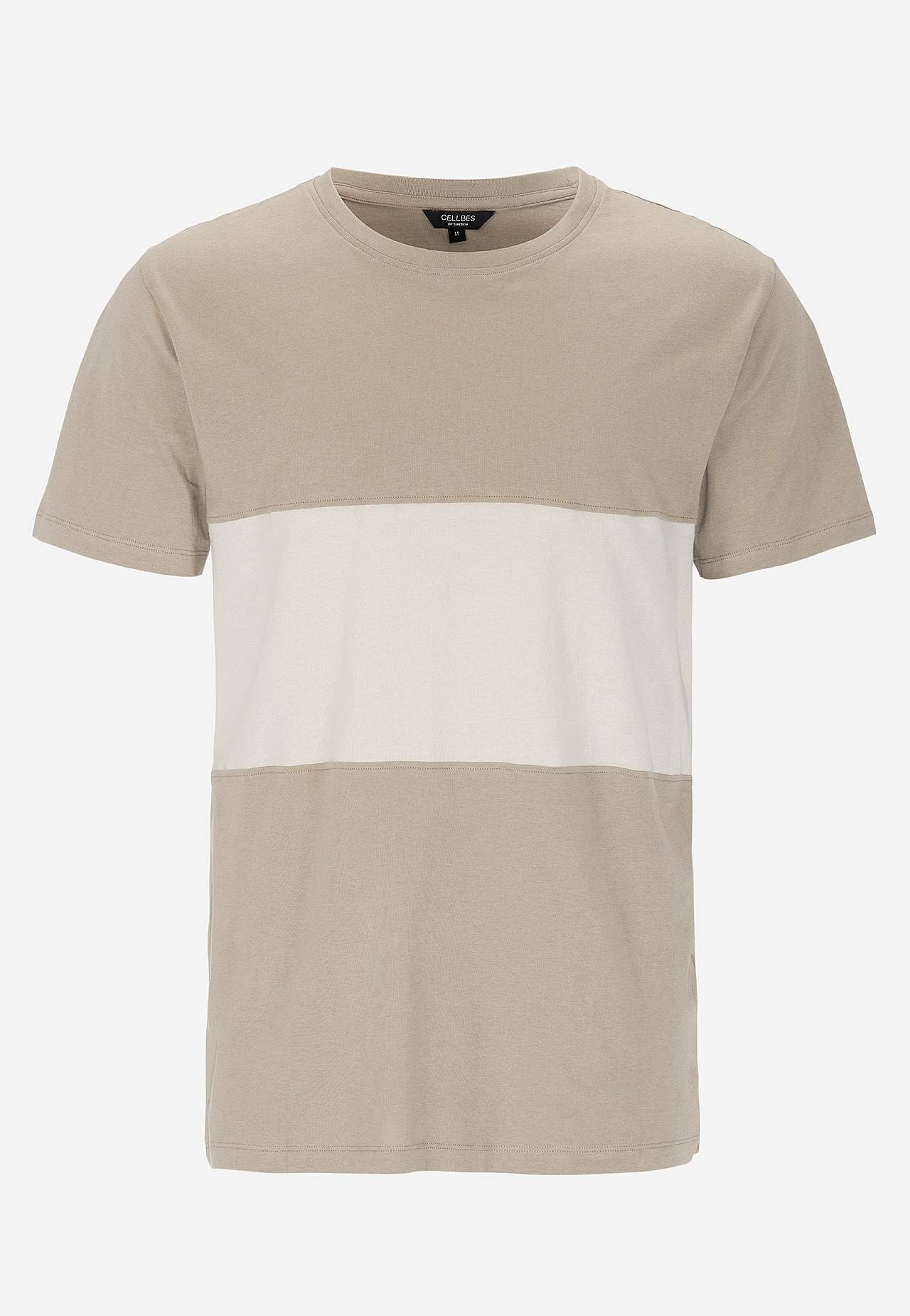 T-shirt med en bred rand