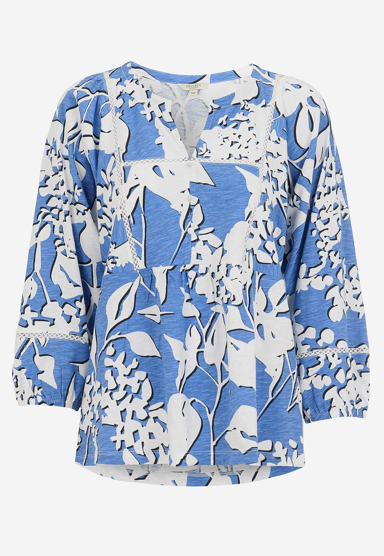 Trikåtopp med boho stil