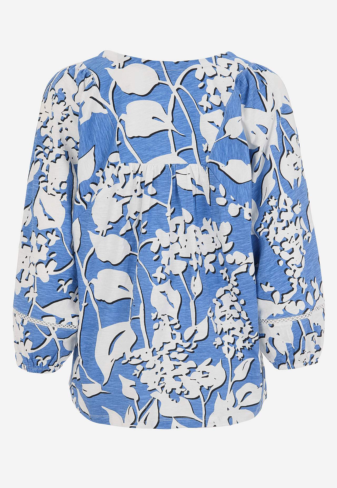 Trikåtopp med boho stil