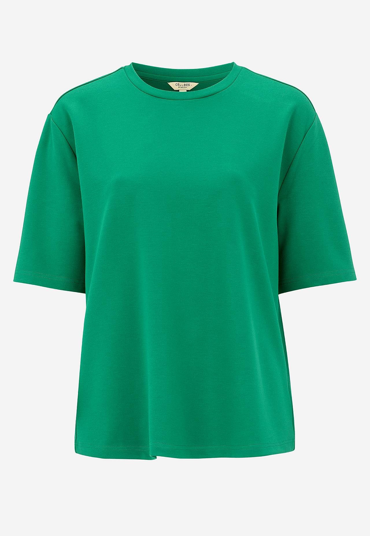 T-shirt i kraftig trikå