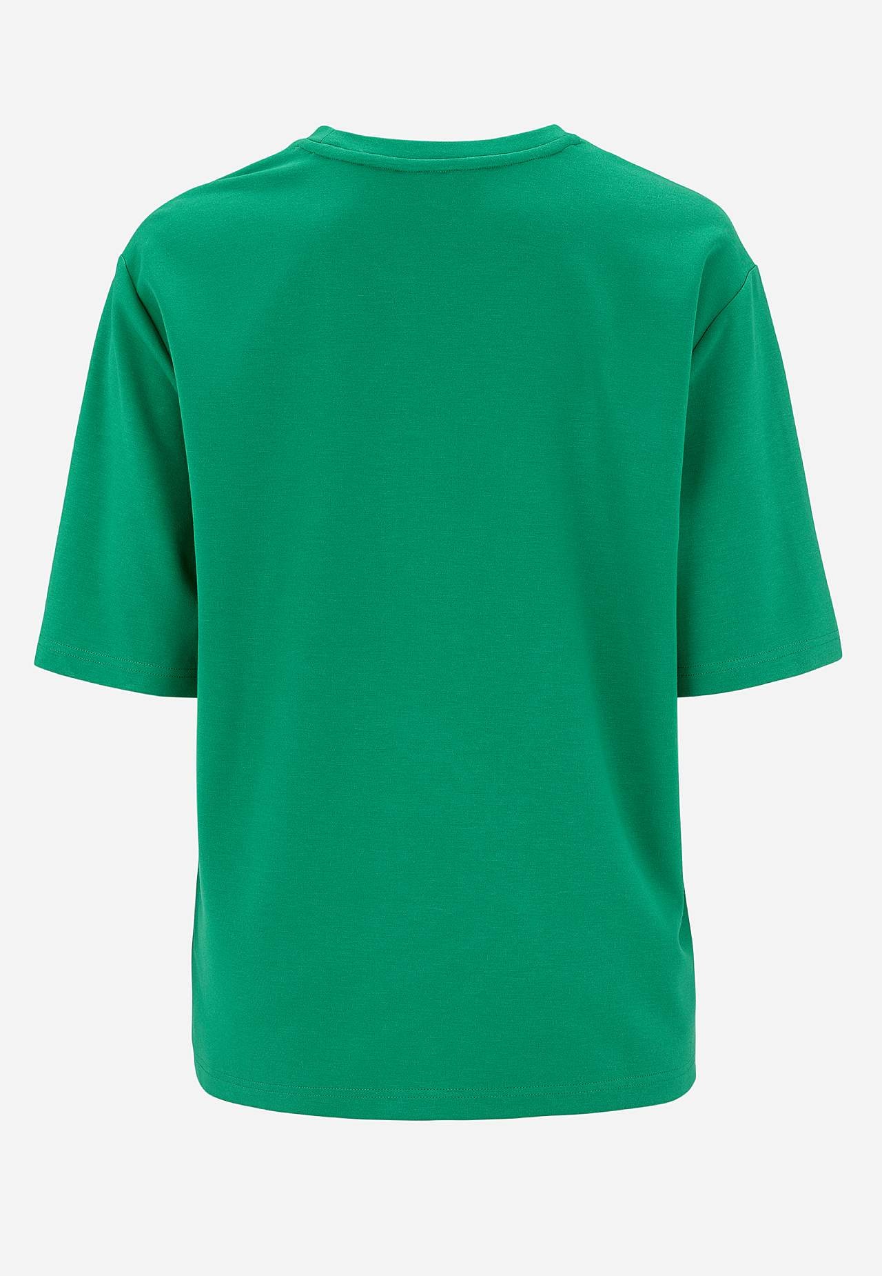 T-shirt i kraftig trikå