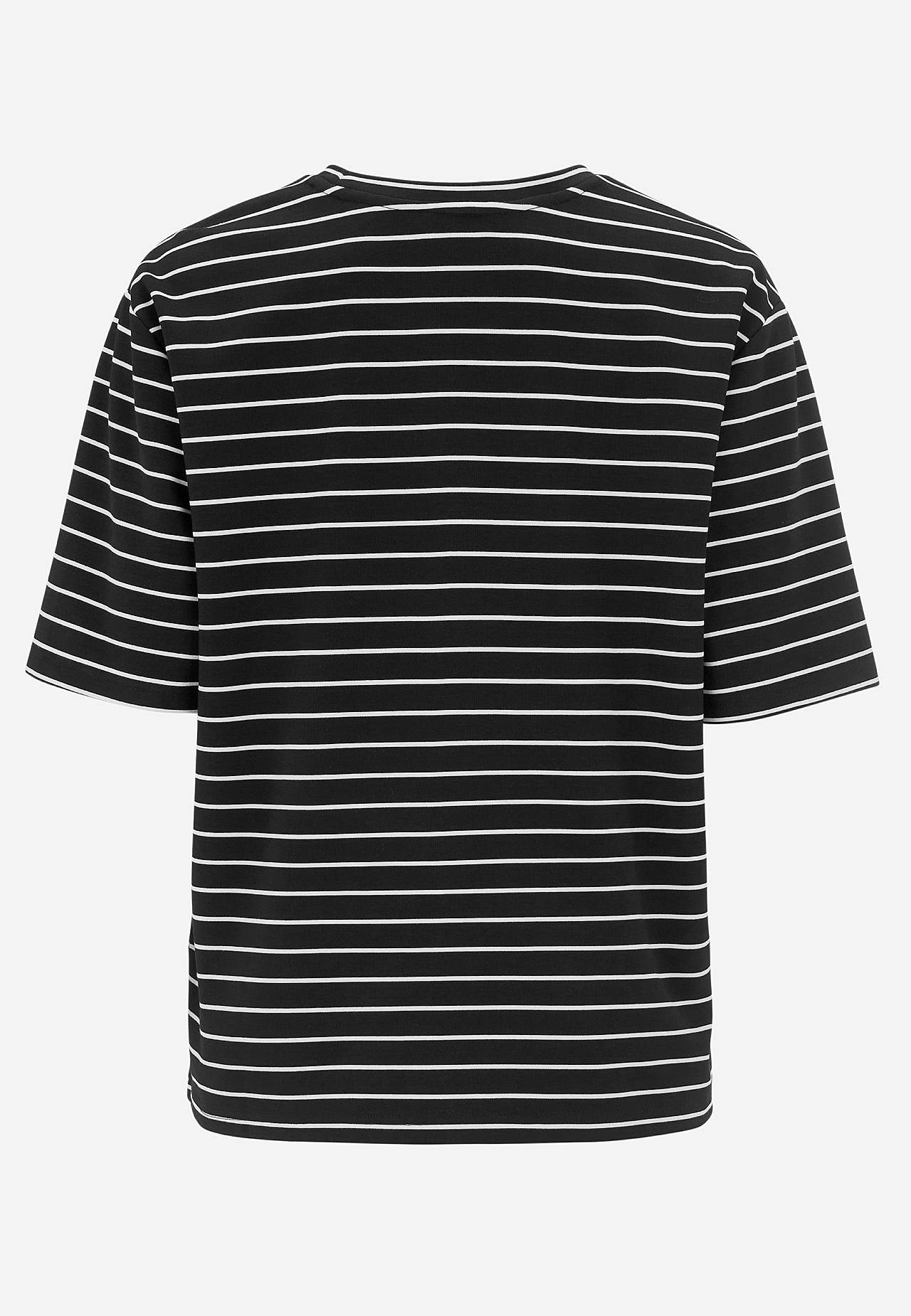 T-shirt i kraftig trikå