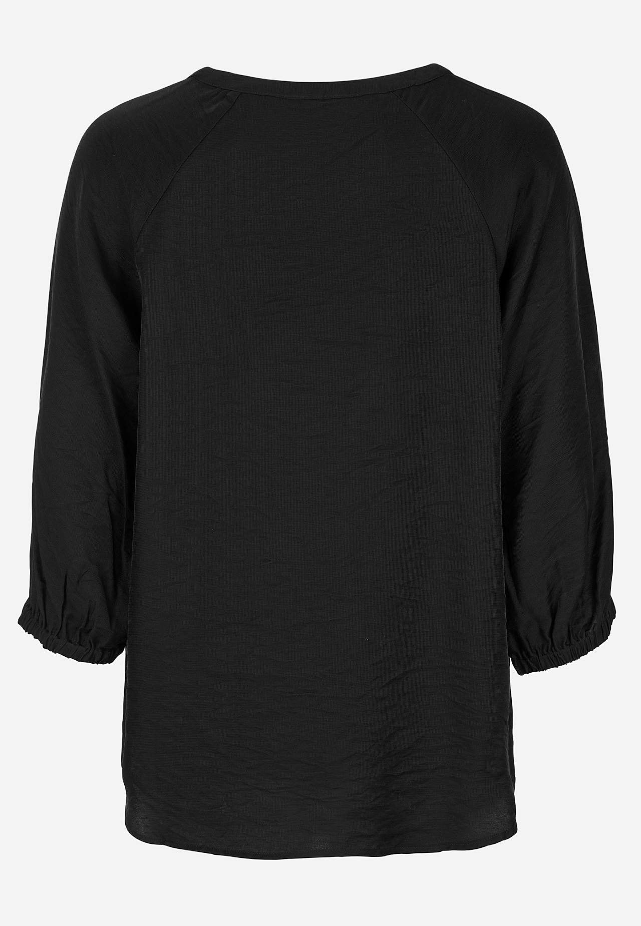 Vävd blus med struktur