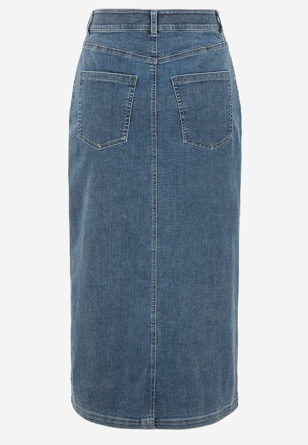 Superstretchig jeanskjol