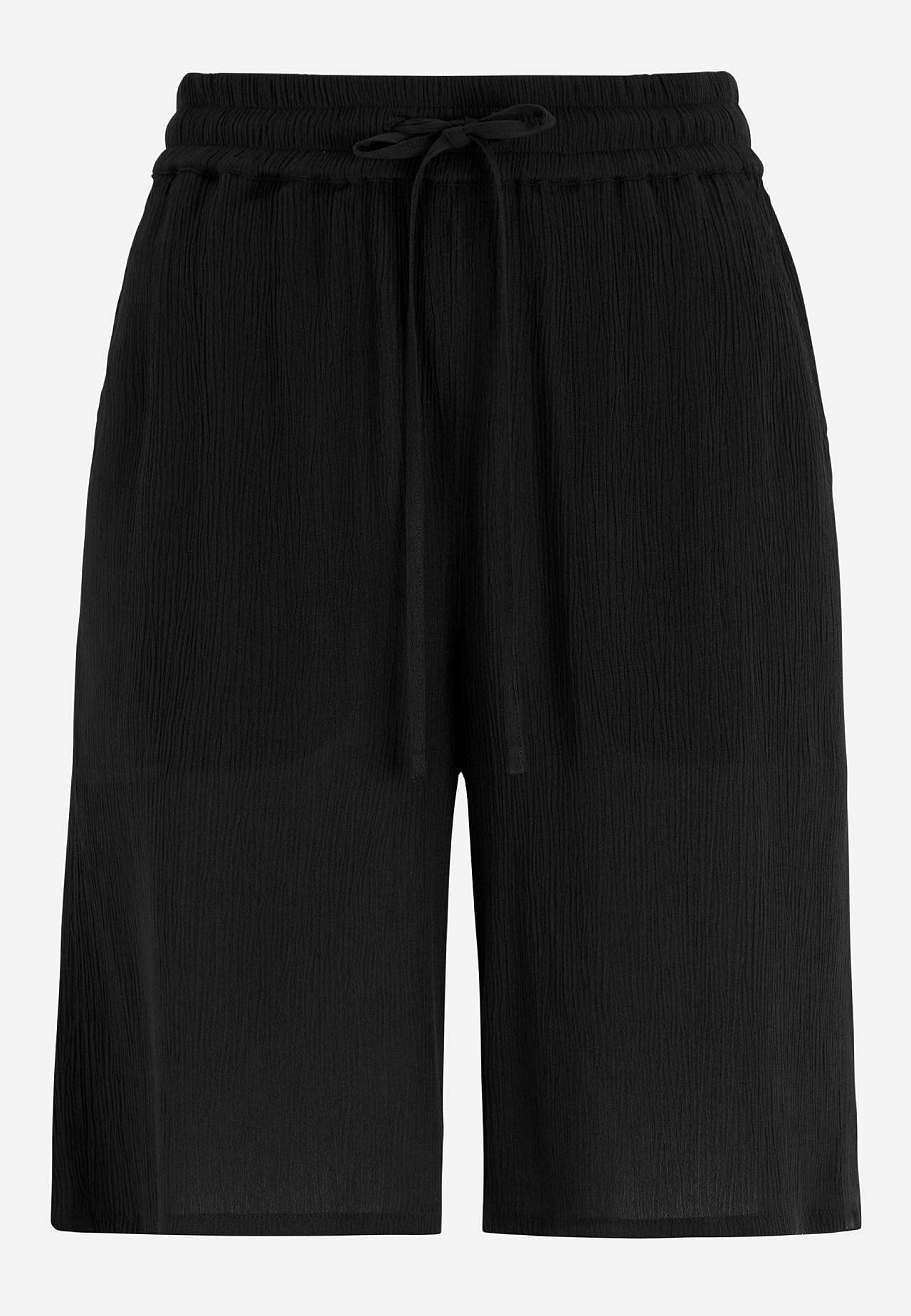Shorts i viskoscrêpe