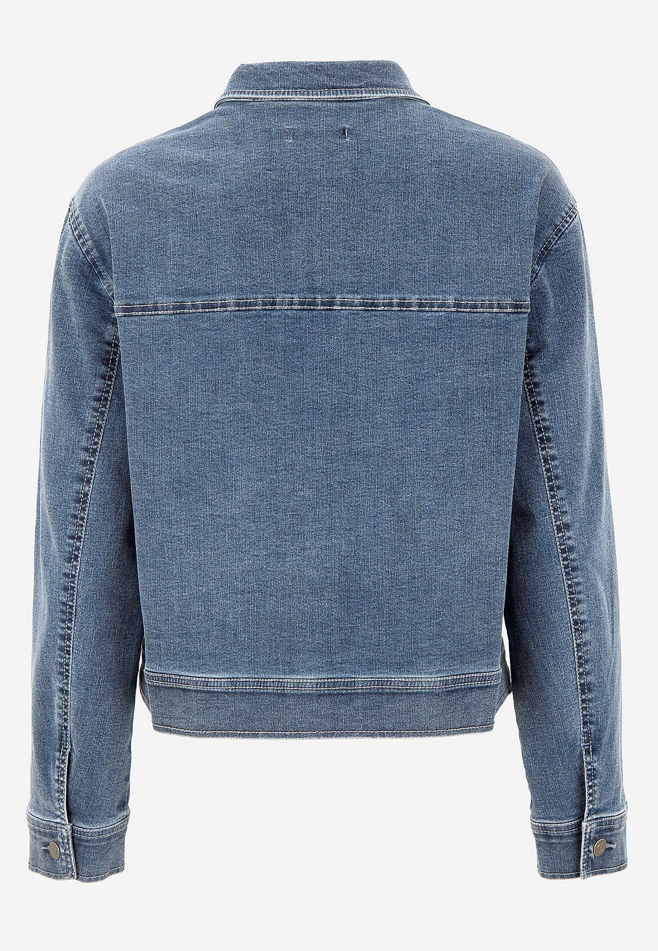 Jeansjacka med stretch